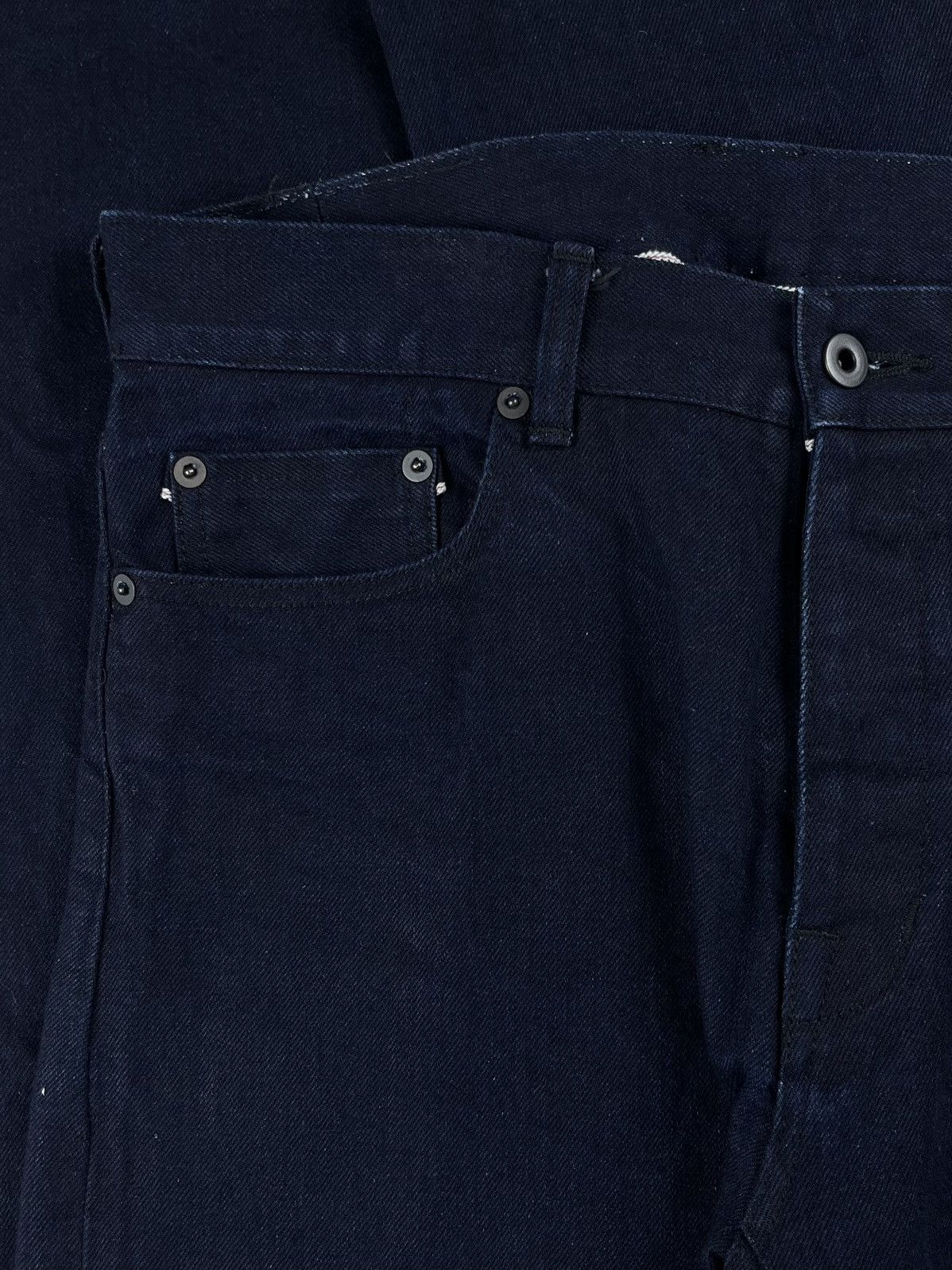 Rick Owens FW22 Rick Owens MIJ Detroit Cut Indigo Raw Denim Jeans Size US 33 - 3 Thumbnail