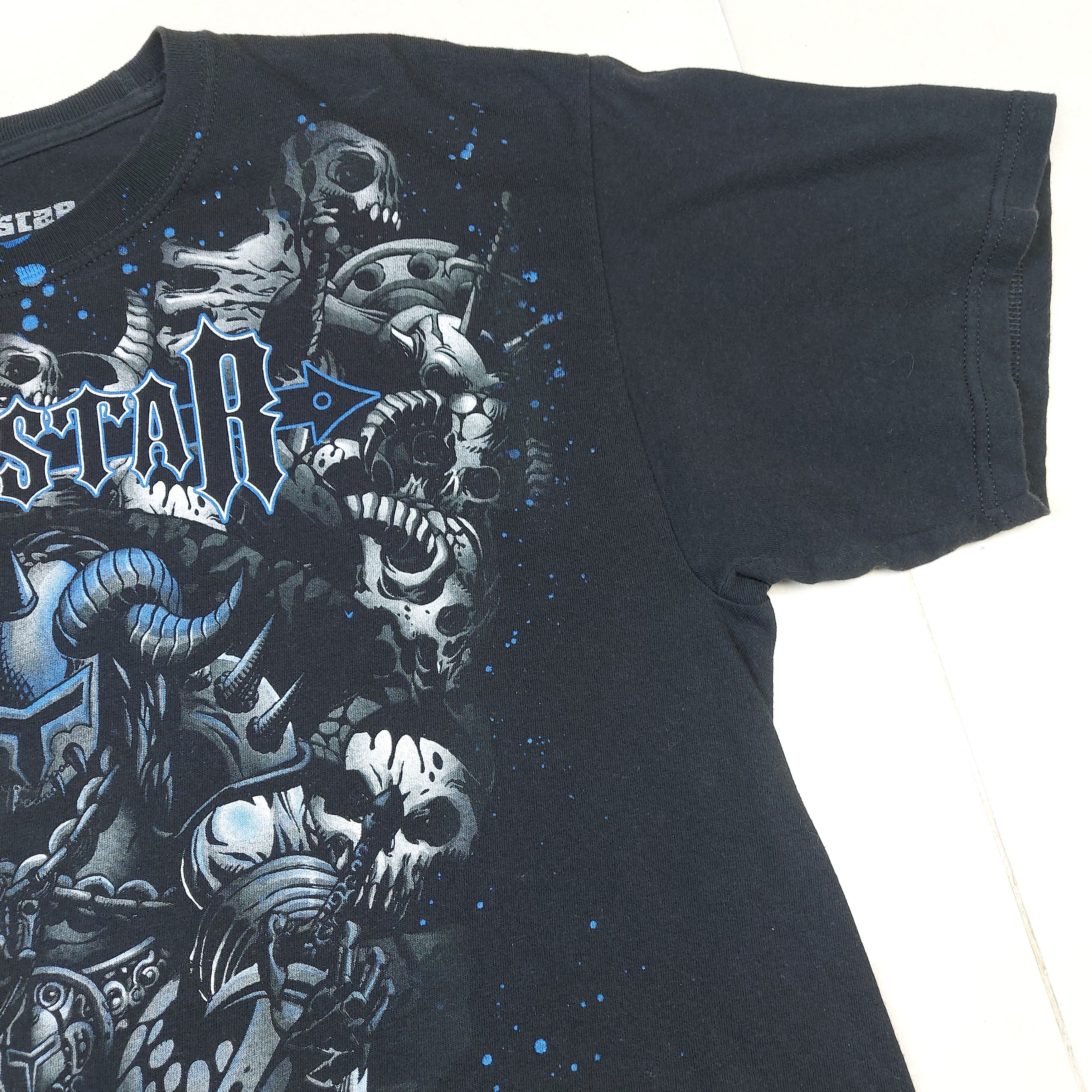 Shorty's Skateboards Vintage Y2K Darkstar Skateboards Beast Warrior Armor AOP TEE Size US L / EU 52-54 / 3 - 8 Thumbnail