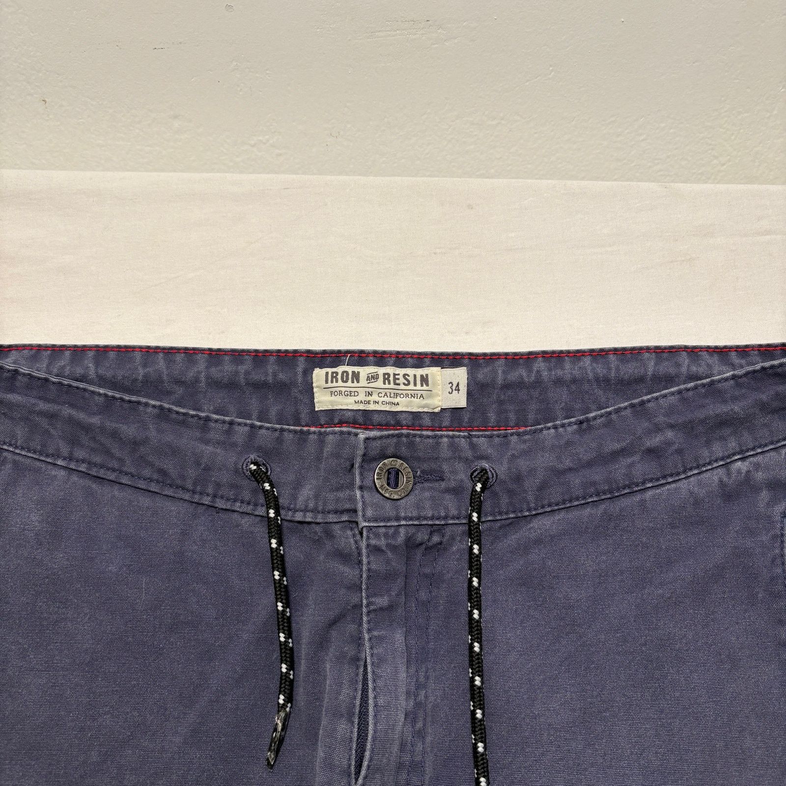 Iron & Resin Iron And Resin Drawstring Ripstop Joggers Pants Navy 34 Size US 34 / EU 50 - 3 Thumbnail