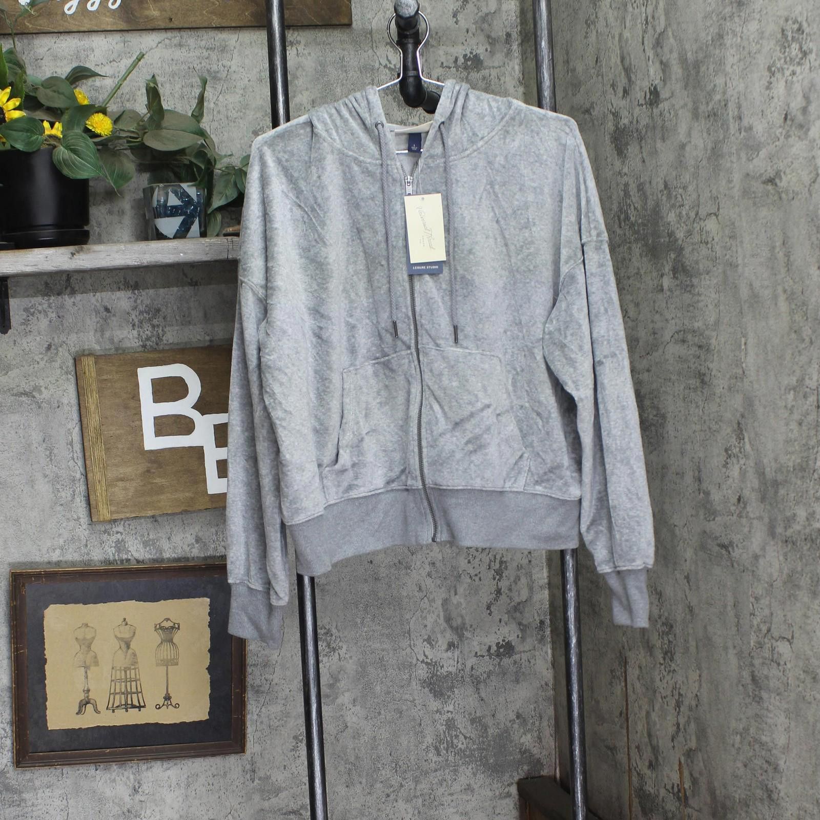 Designer Nwt Universal Thread Hoodie Sweatshirt 92090310 Gray L Size L / US 10 / IT 46 - 1 Thumbnail