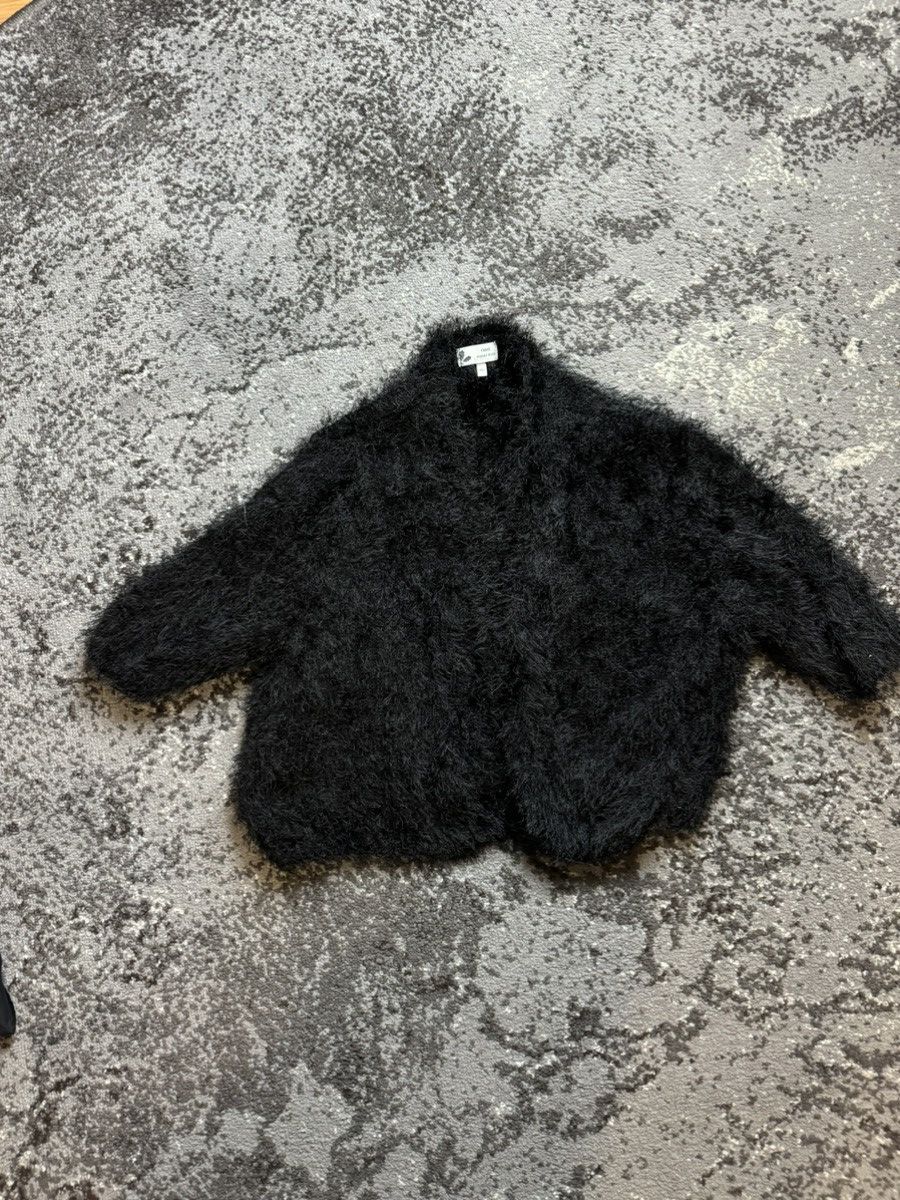 Pre-owned Avant Garde X If Six Was Nine Vintage Y2k Fur And Faux Avantgarde Opium Carti Style Sweat In Black