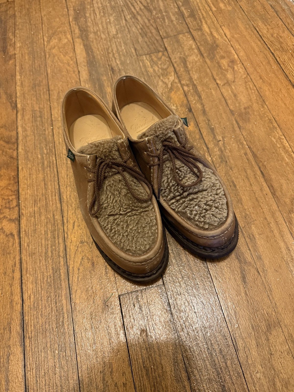 Paraboot Paraboot Michel fur leather shoes Size US 7.5 / IT 37.5 - 1 Thumbnail