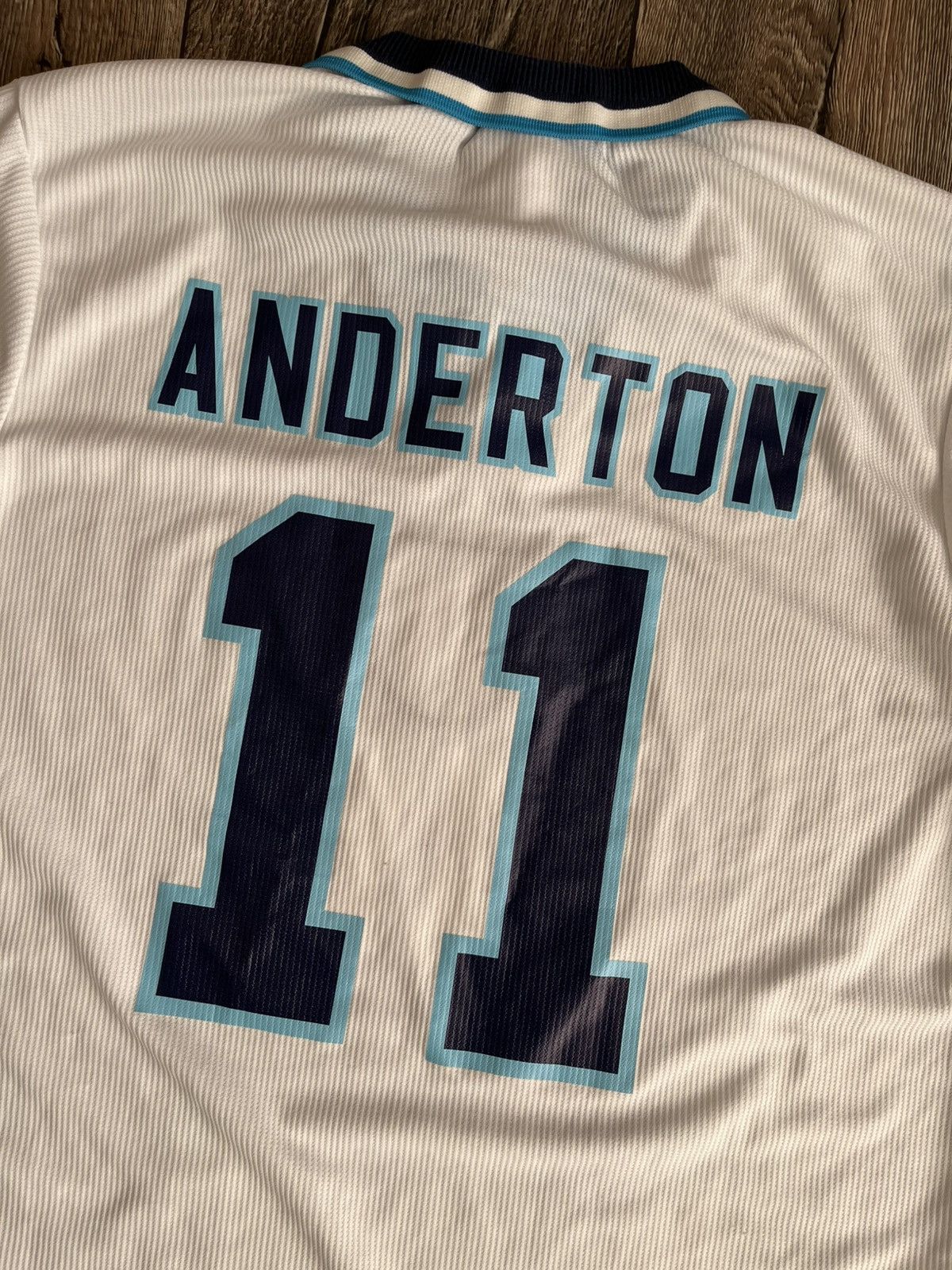 Umbro England Umbro Home 1995/1996 #11 Darren Anderton Jersey Size US XL / EU 56 / 4 - 10 Thumbnail