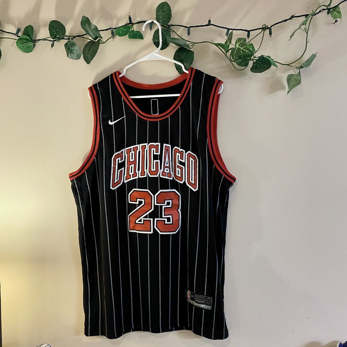 image of Chicago Bulls Micheal Jordan Nba Jersey in Black, Men's (Size XL)