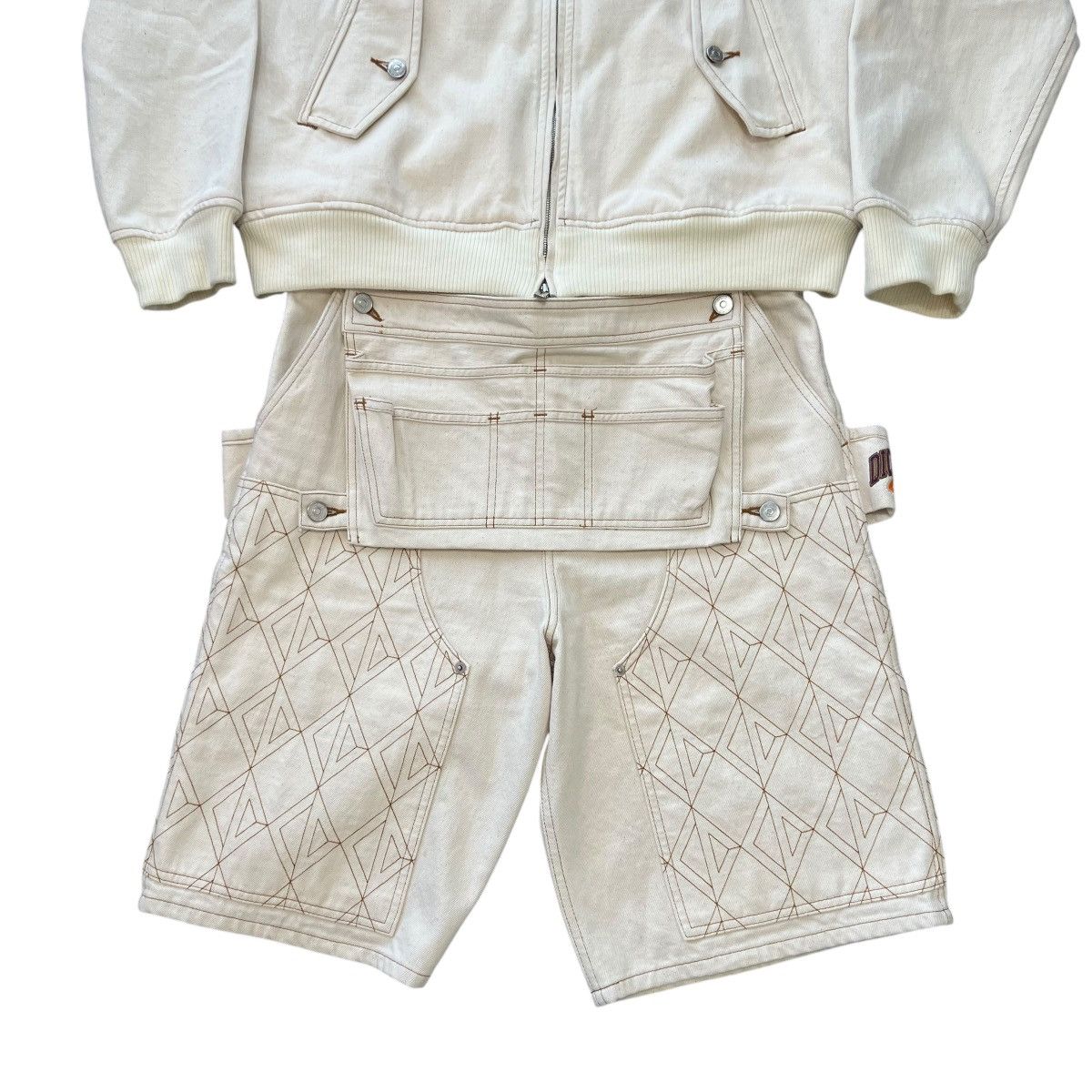 DENIM TEARS × Dior Christian Dior 23SS Denim Tears Carpenter Bermuda Shorts Size US 44 / EU 60 - 3 Thumbnail