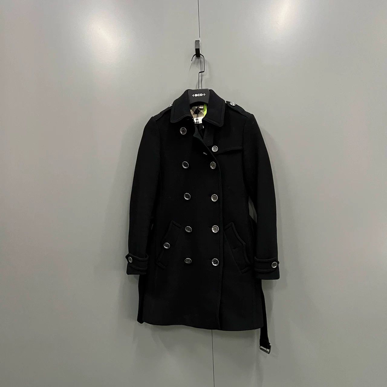 Burberry Burberry Black Double-Breasted Coat Size XS / US 0-2 / IT 36-38 - 1 Thumbnail