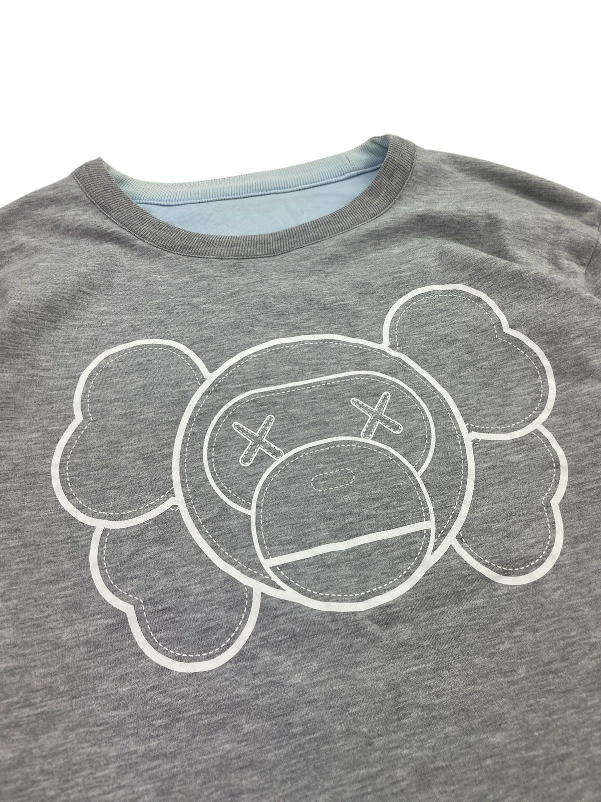 Bape × Kaws Baby Milo Reversible Longsleeve T Shirt Size US M / EU 48-50 / 2 - 12 Thumbnail