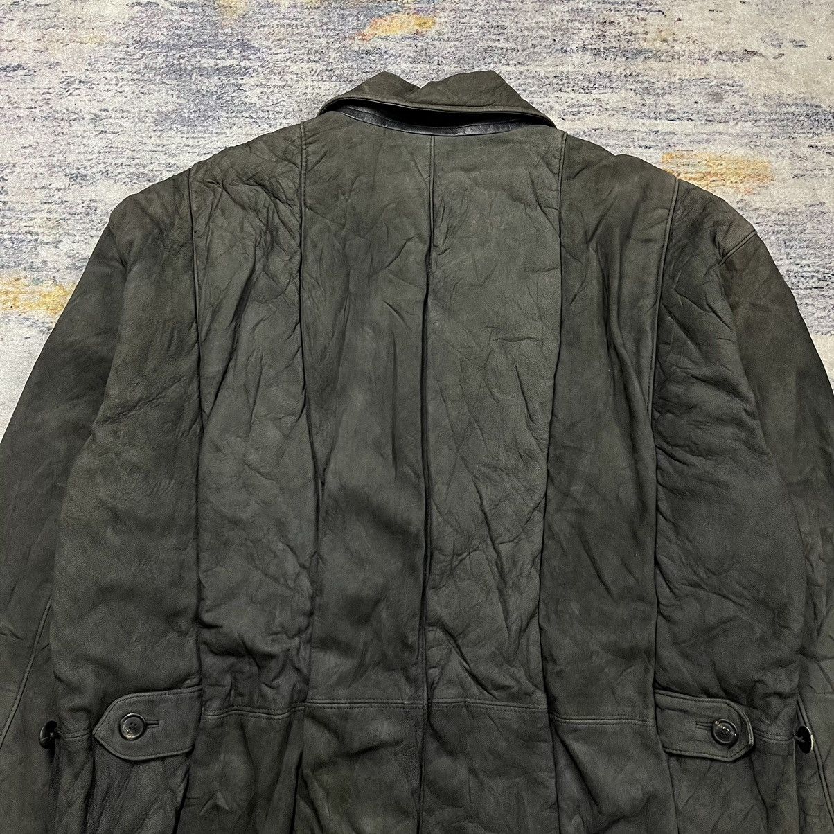 Issey Miyake Vintage Issey Miyake coat leather jacket Size US L / EU 52-54 / 3 - 6 Thumbnail