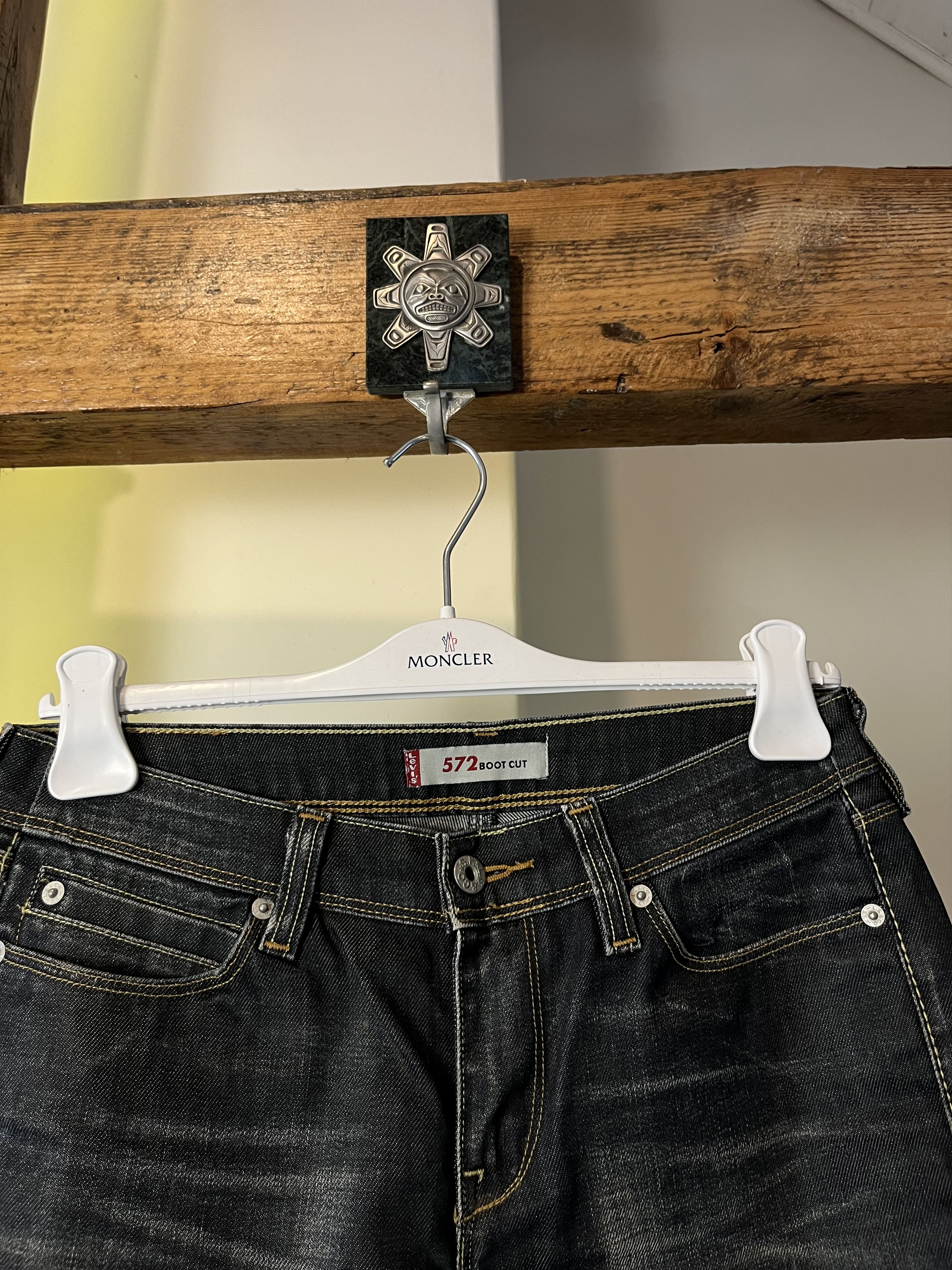 Levi's × Levi's Vintage Clothing Vintage Levis 572 Boot Cut Cowboy Avant Garde Opium Size 31" - 4 Thumbnail