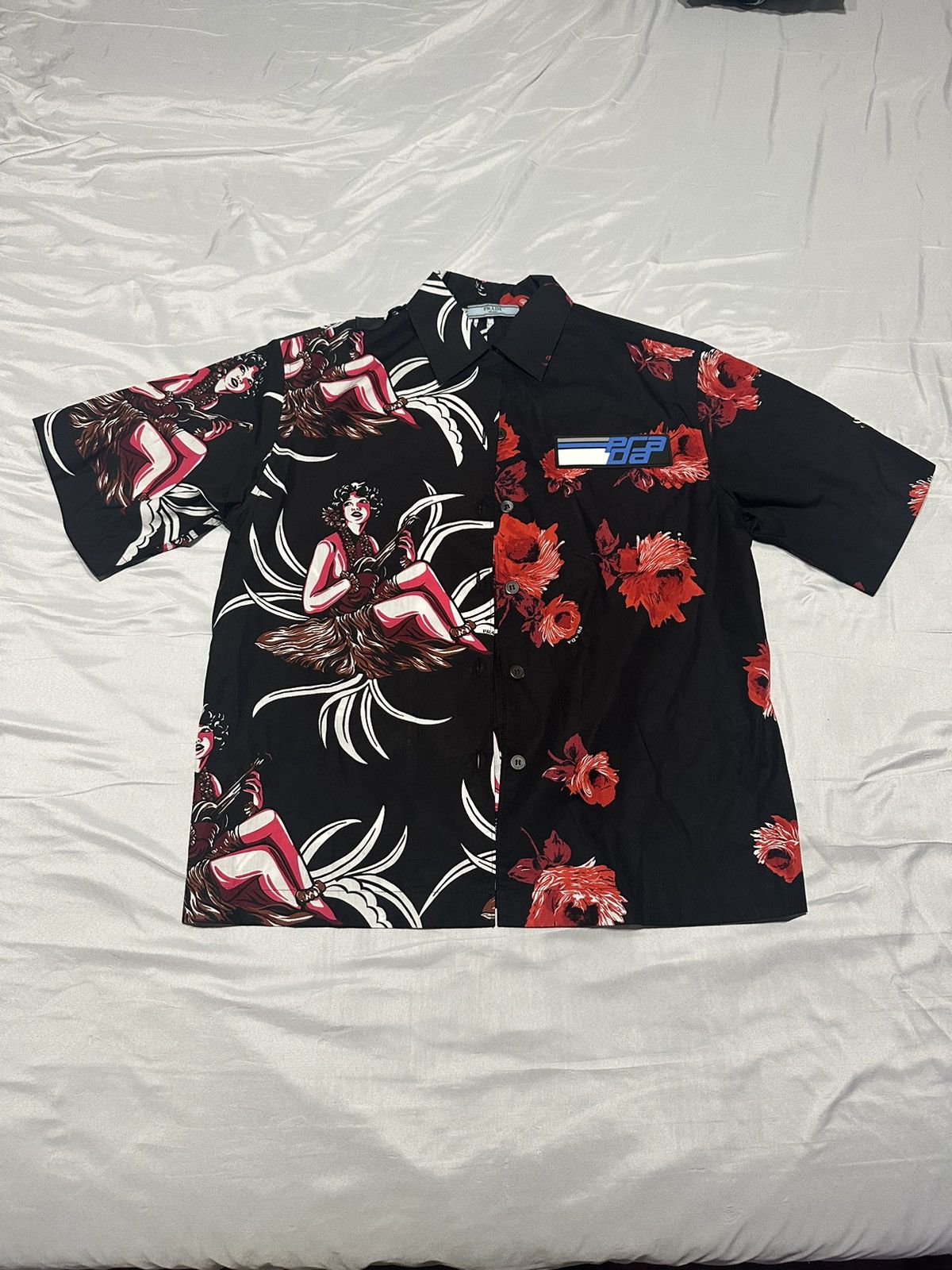 Prada Prada Short Sleeve Hawaiin Shirt Size US M / EU 48-50 / 2 - 2 Thumbnail