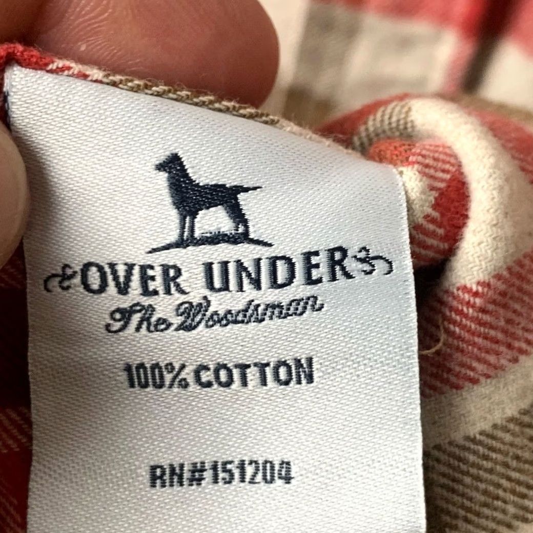 Undercover Over Under Men Large Long Sleeve Plaid Button Down Shirt Blue Size US L / EU 52-54 / 3 - 5 Thumbnail