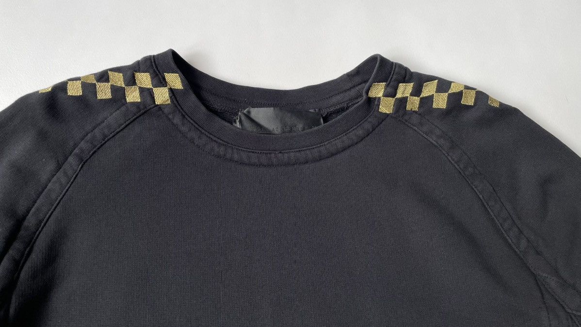 Haider Ackermann Chevron Sleeve Cropped Sweatshirt Size M / US 6-8 / IT 42-44 - 4 Thumbnail