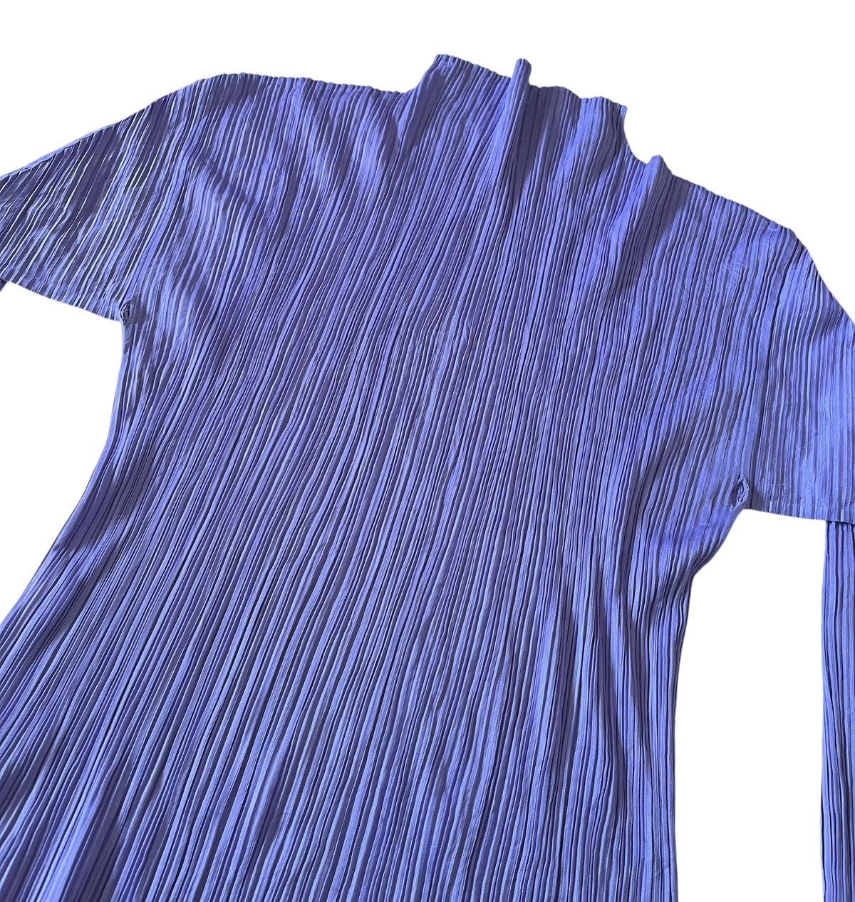Pleats Please Issey Miyake Vintage issey miyake pleats please light purple long sleeve Size S / US 4 / IT 40 - 2 Thumbnail