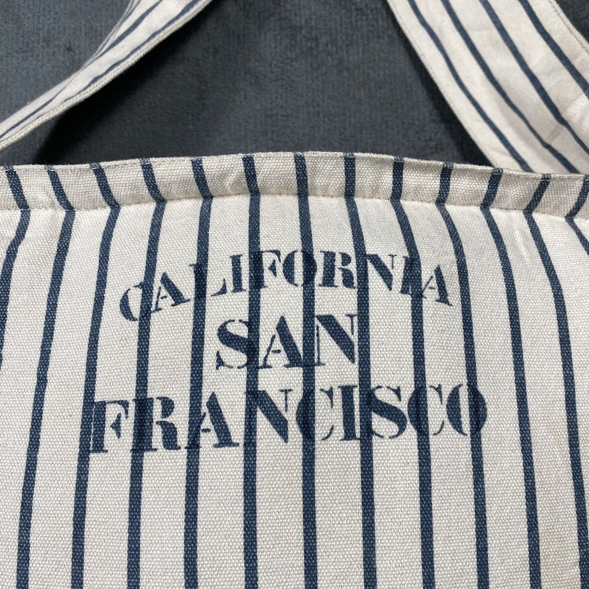 Vintage Hobo Newspaper California San Francisco Canvas Bag Size ONE SIZE - 3 Thumbnail
