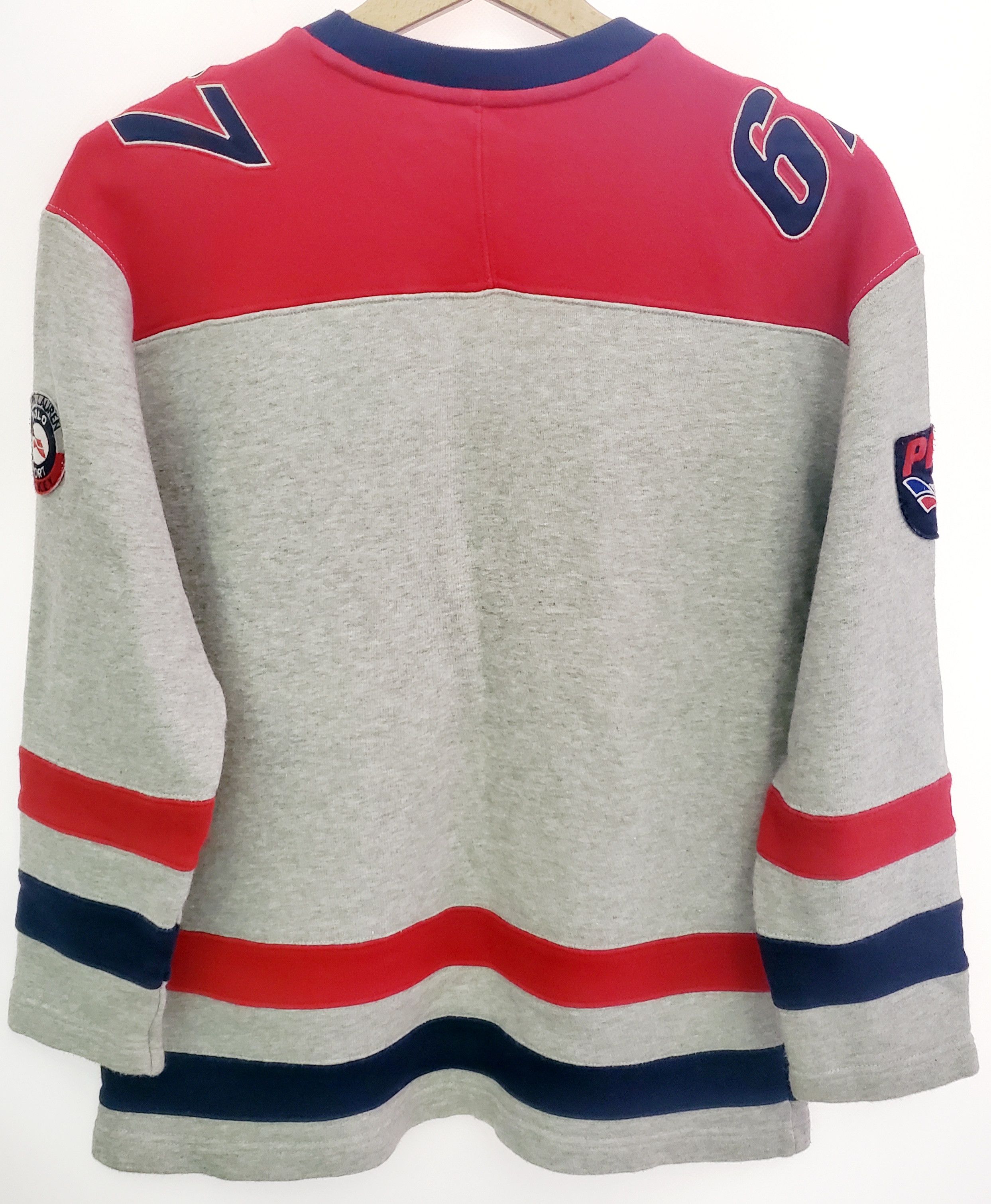 Polo Ralph Lauren × Vintage Vintage Polo Ralph Lauren sport hockey sweatshirt size M Size M / US 6-8 / IT 42-44 - 6 Thumbnail