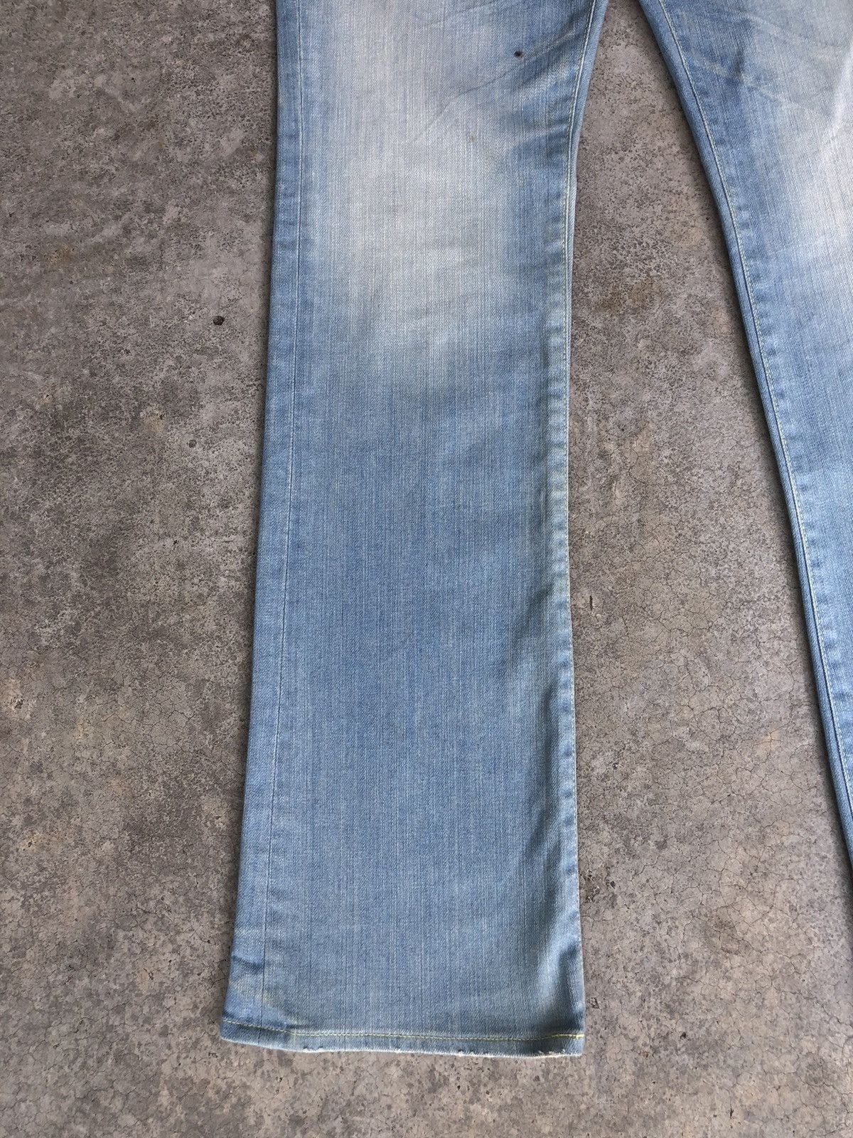Japanese Brand Japanese Kunna Flared Jeans Distressed Jeans Size US 31 - 6 Thumbnail