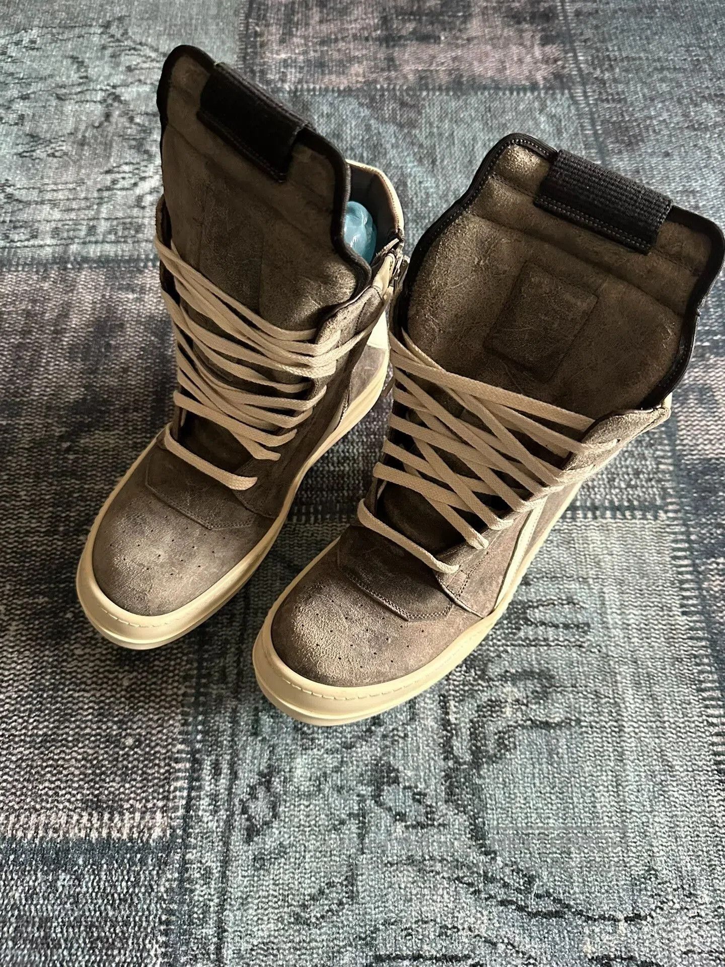 Rick Owens Rick Owens Inverted Triangle Suede Shoes. Size US 7 / IT 37 - 3 Thumbnail