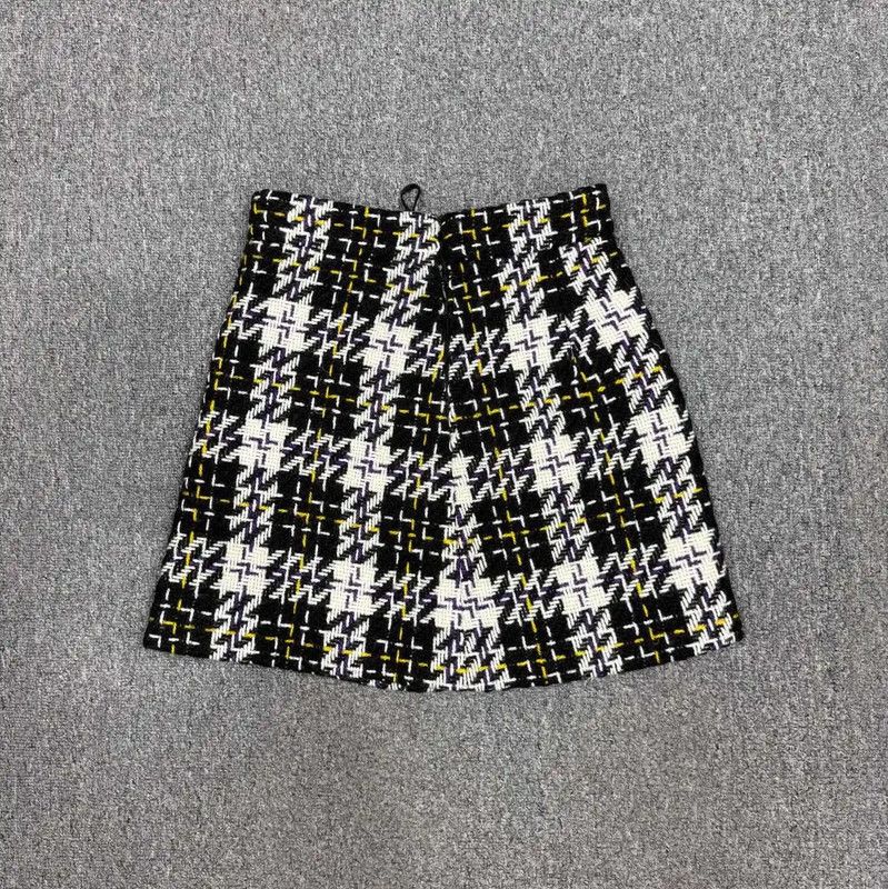 Miu Miu Miu Miu Multi-Color Polyester Mini Skirt 0089 Size 23" - 1 Thumbnail