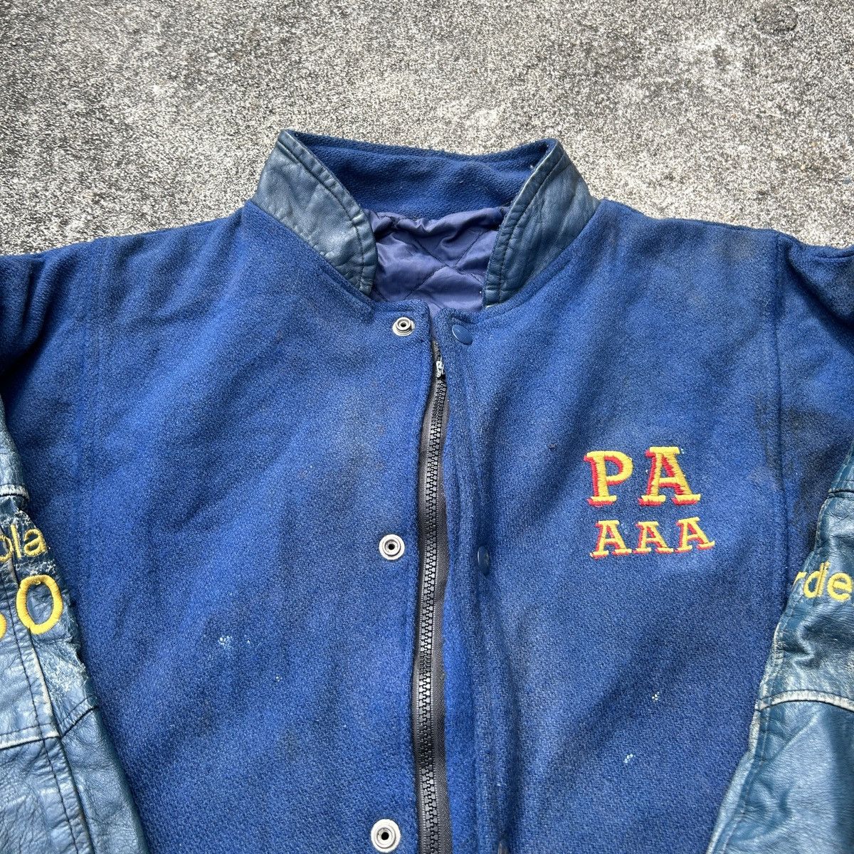 Vintage Vintage Bomber jacket PA AAA PENINSULE ACADIENNE Size US XL / EU 56 / 4 - 4 Thumbnail