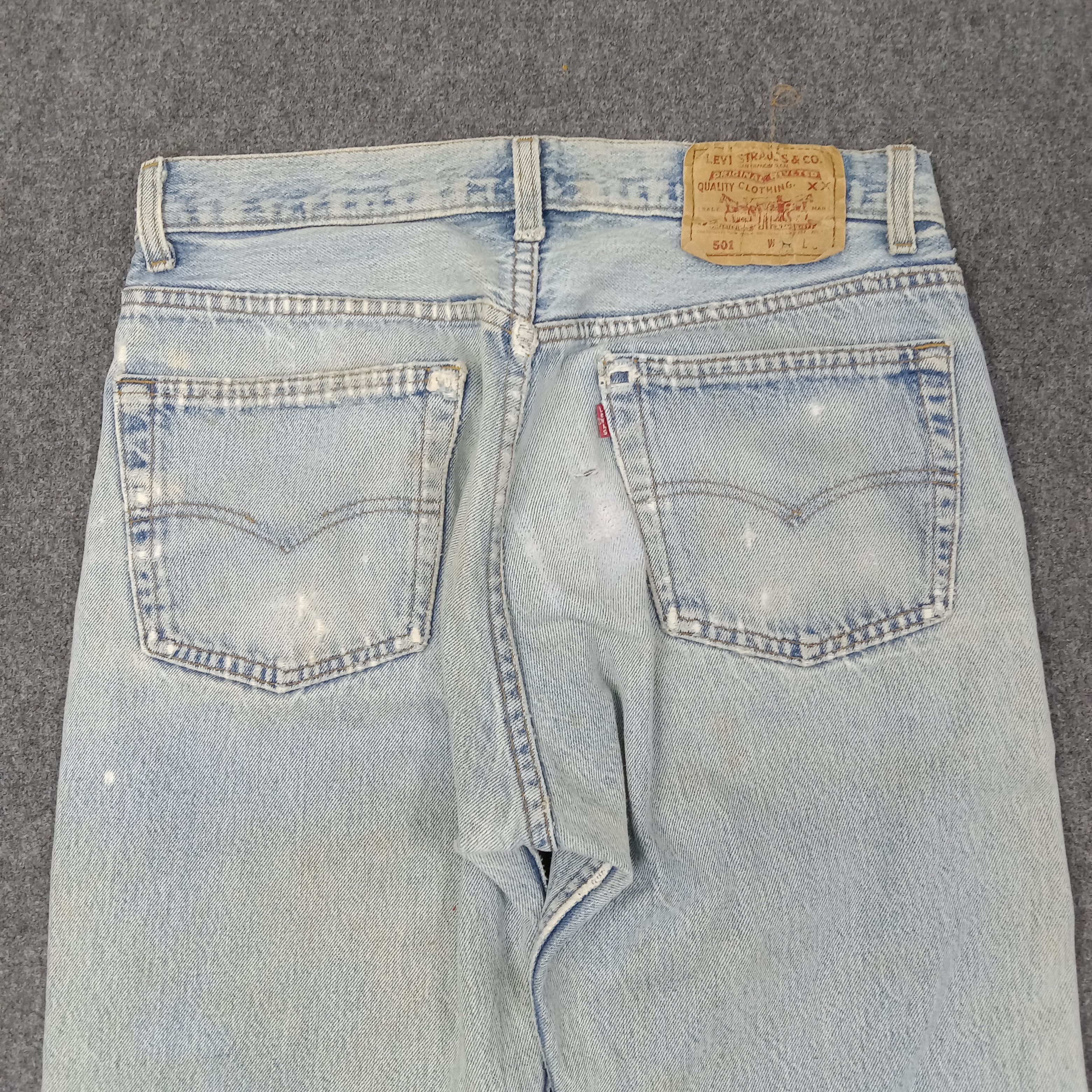 Levi's Levi's 501 Distressed Style Denim Jeans C228N23 Size US 30 / EU 46 - 7 Thumbnail