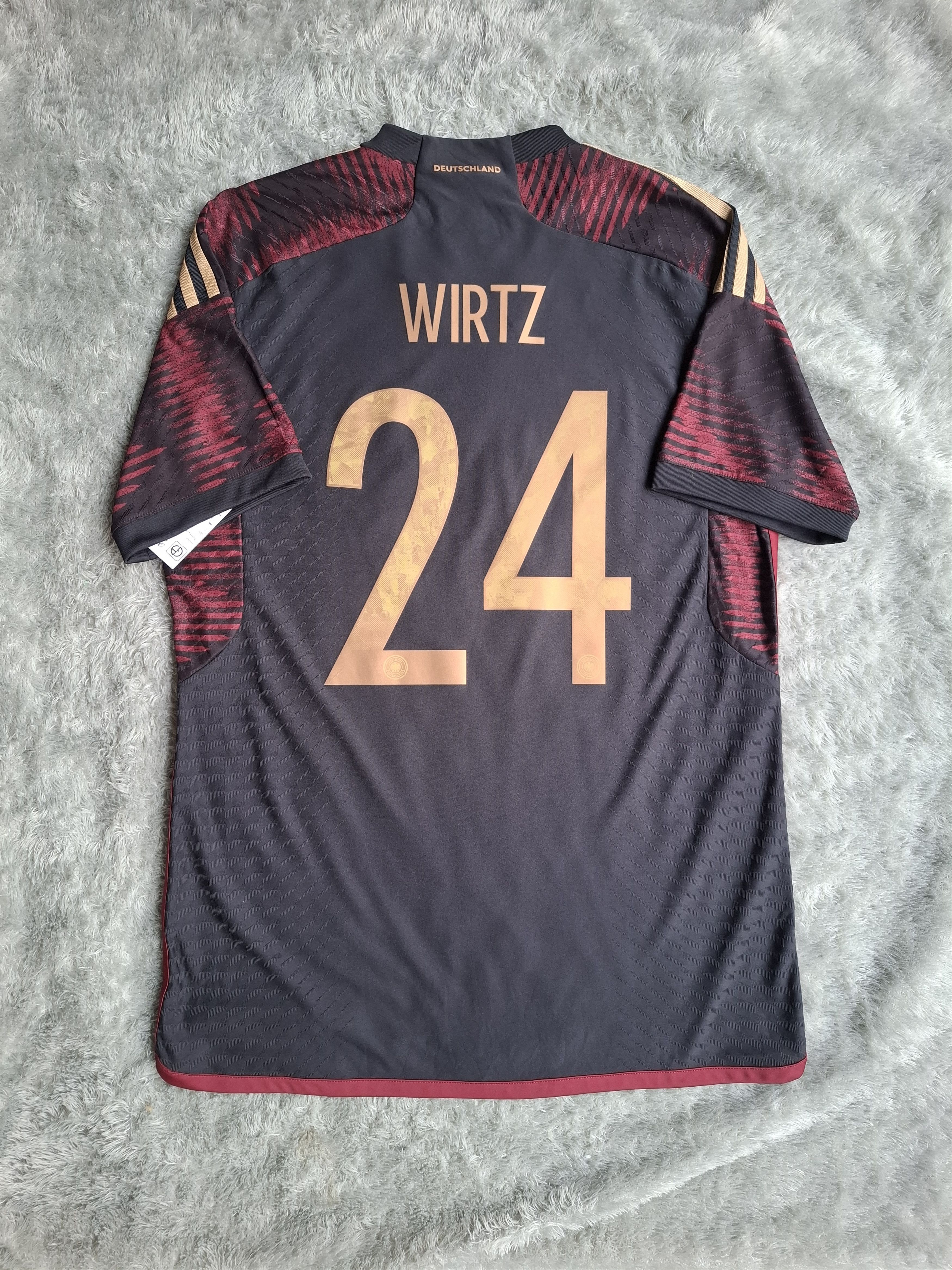 Adidas Germany 2022-23 Away Authentic Size US XL / EU 56 / 4 - 1 Thumbnail