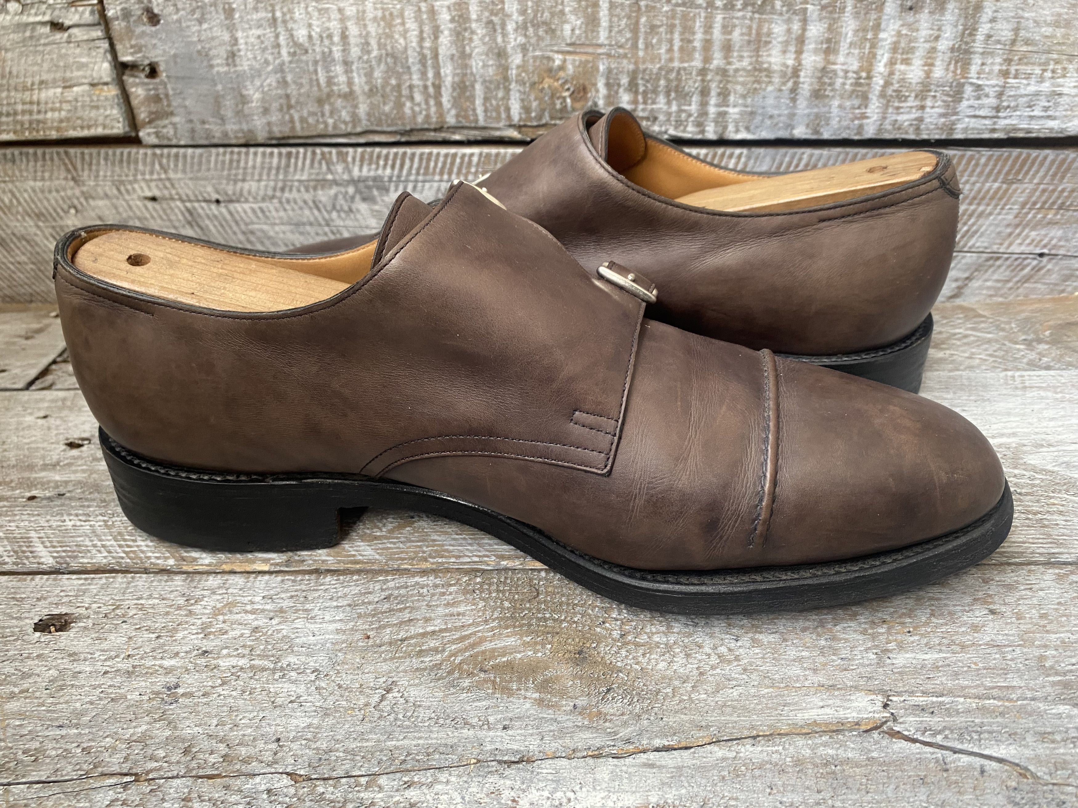 Designer × John Lobb John lobb william ii double monk strap leather boots Uk7EE Size US 8 / EU 41 - 13 Thumbnail