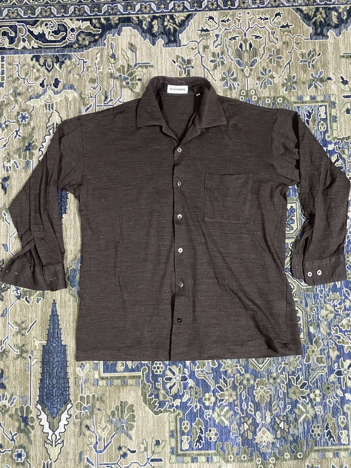 Saint Laurent Paris × Yves Saint Laurent Yves Saint Laurent Shirt Size US M / EU 48-50 / 2 - 1 Thumbnail