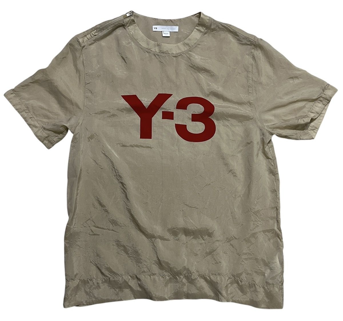 Adidas × Y-3 × Yohji Yamamoto Adidas Y-3 CH3 Sanded Cupro T Shirt 