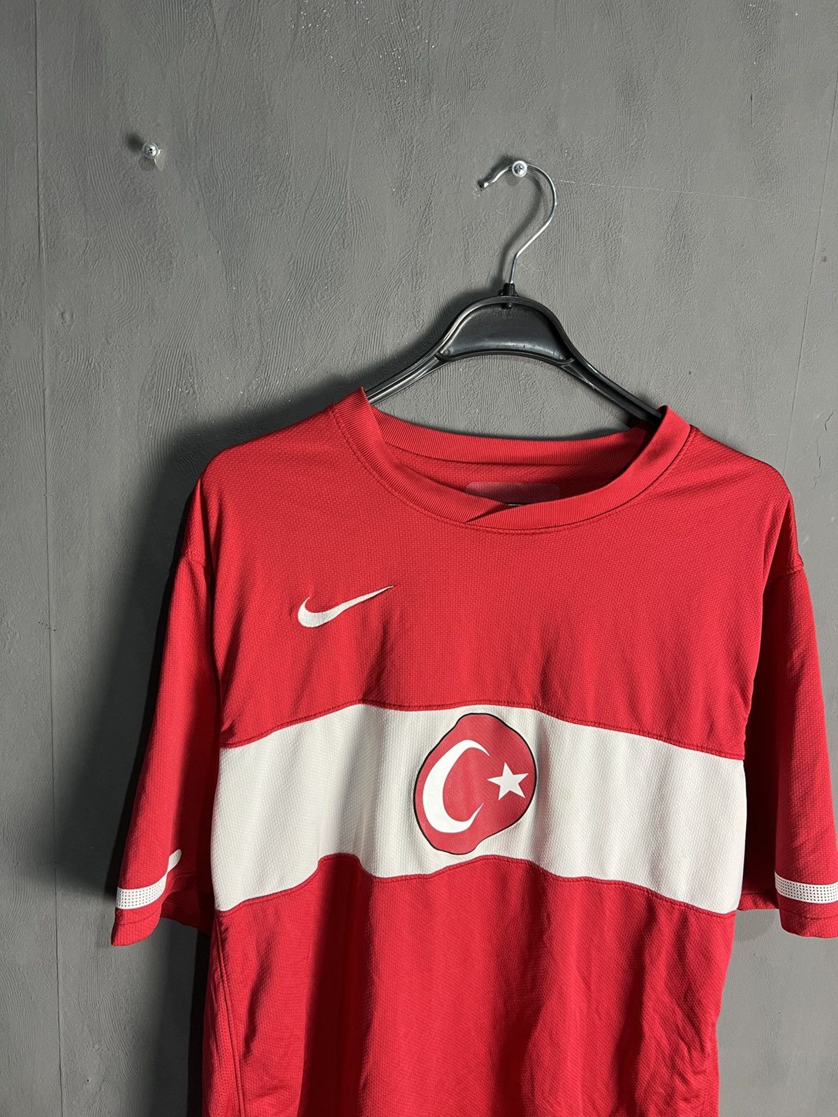 Nike 2010 Nike Turkey Away Jersey Size L 373853-105 Size US XL / EU 56 / 4 - 2 Thumbnail