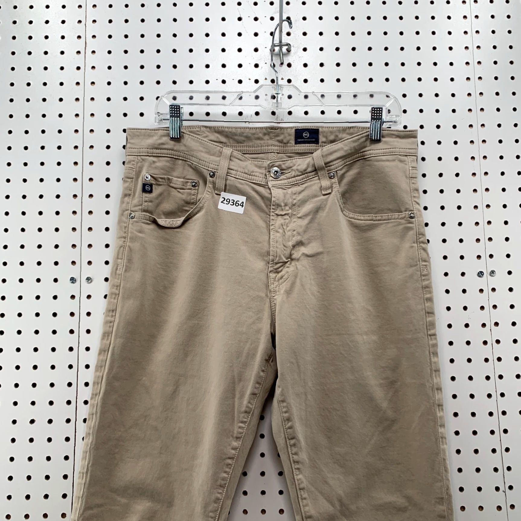 Vintage VINTAGE AG Adriano Goldschmied Chino Pants Beige Tan Size 34 35X28 Unisex Adults Pants Beige Tan 34 35X28 Regular Inseam 28 M L Mens Womens Girls Boys Size US 34 / EU 50 - 3 Thumbnail