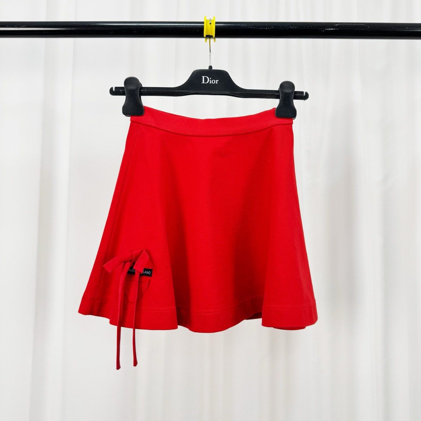 Prada Prada Bow Triangle Logo Skirt Size 36" / US 14 / IT 50 - 1 Thumbnail