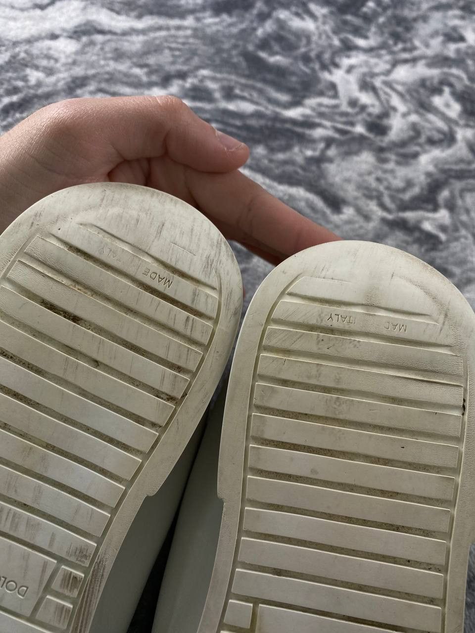 Dolce & Gabbana Dolce & Gabbana Portofino Leather Trainers Men Size 41 White Size US 8 / EU 41 - 25 Thumbnail