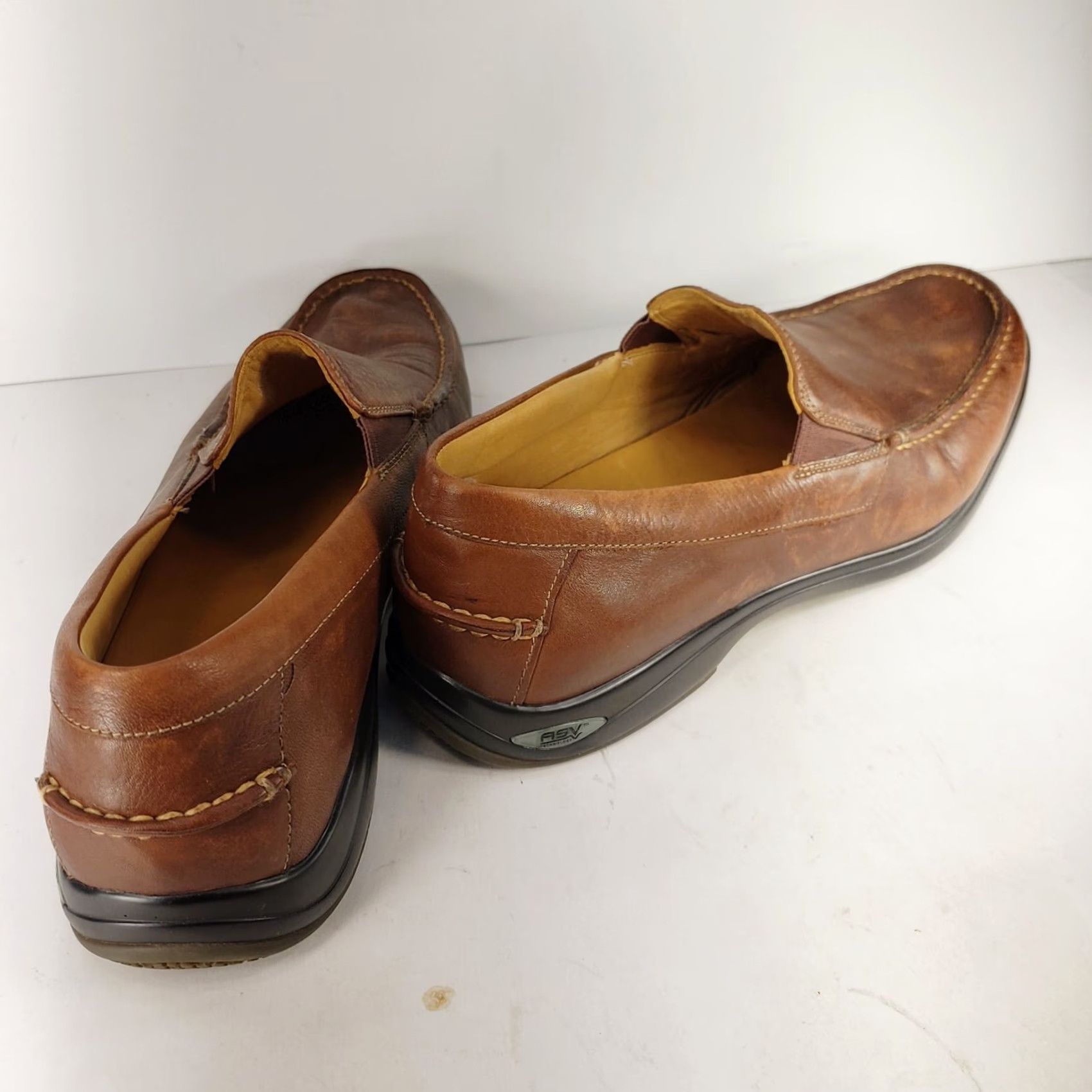 Sperry Sperry Top-Sider Gold Cup Loafer Brown Leather Shoes Size 11M Mens Slip On Casual Travel Memory Foam Cushion Size US L / EU 52-54 / 3 - 4 Thumbnail