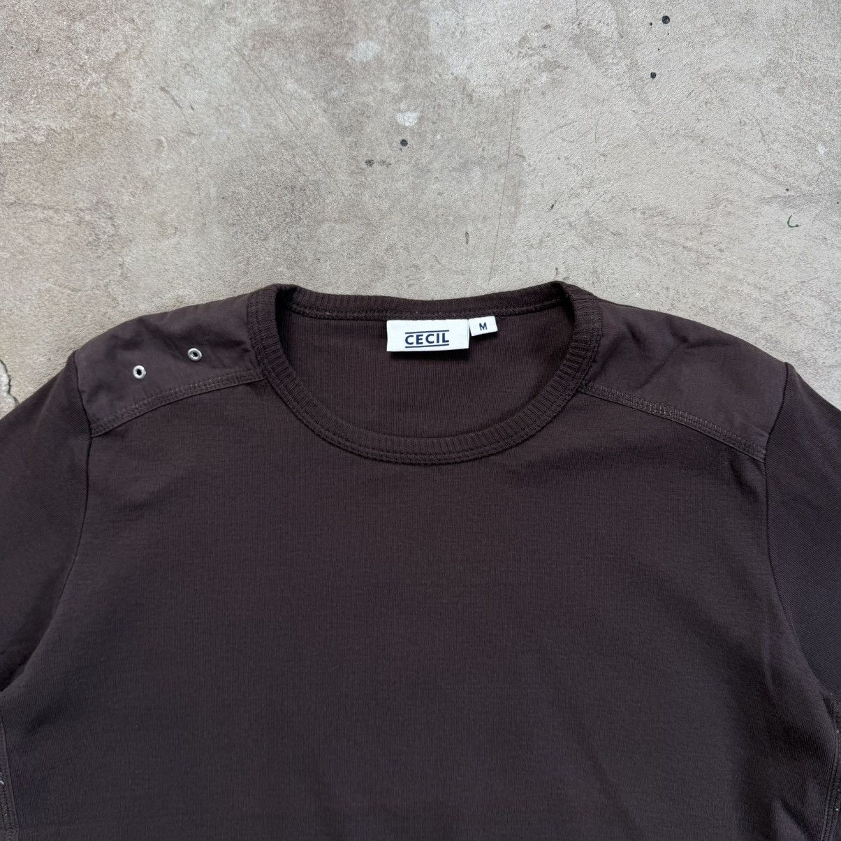 Seditionaries Vintage Y2K Cecil Brown Utility T-Shirt Size US M / EU 48-50 / 2 - 3 Thumbnail