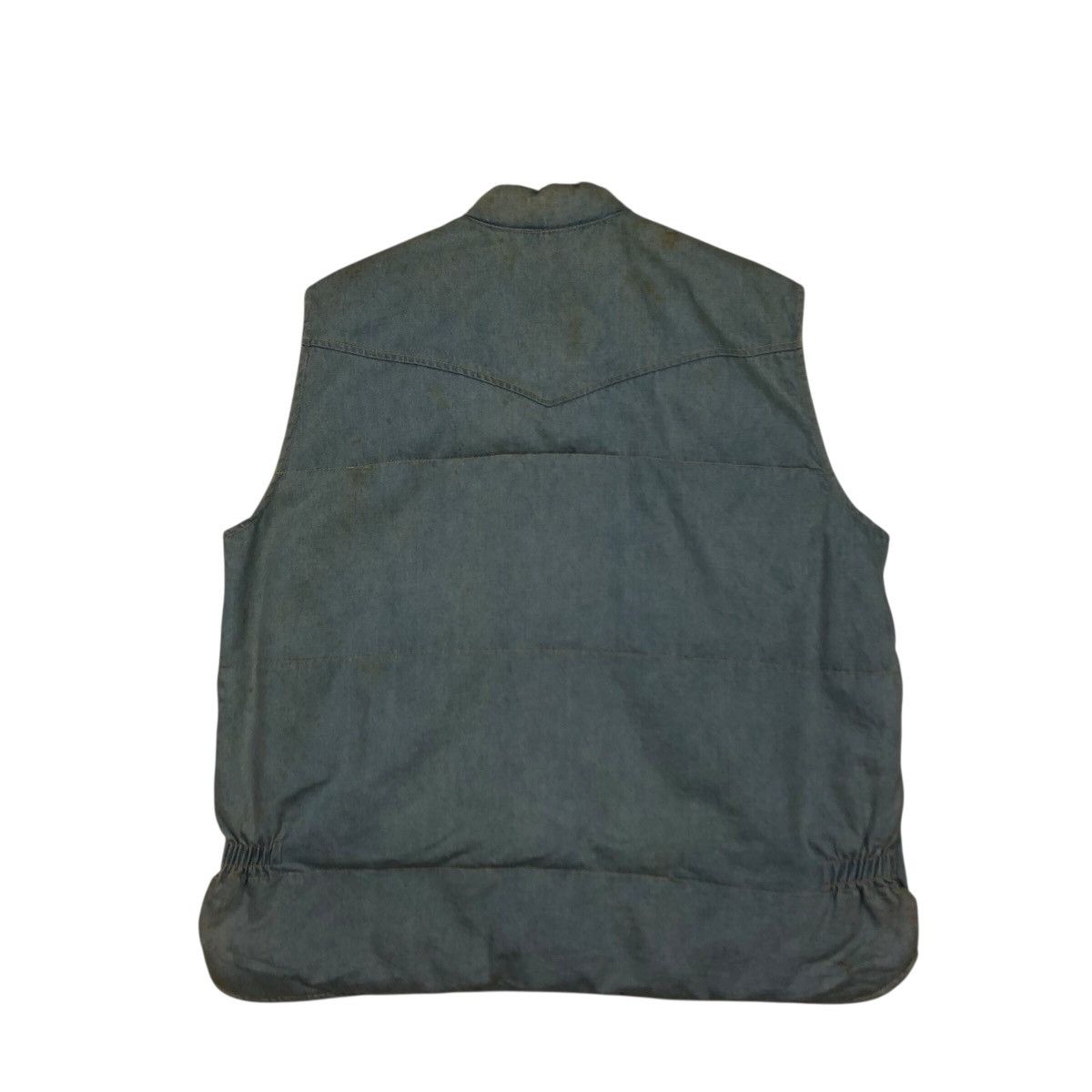 Japanese Brand Big John Vintage Duck-Lined Denim Vest Size US L / EU 52-54 / 3 - 9 Thumbnail