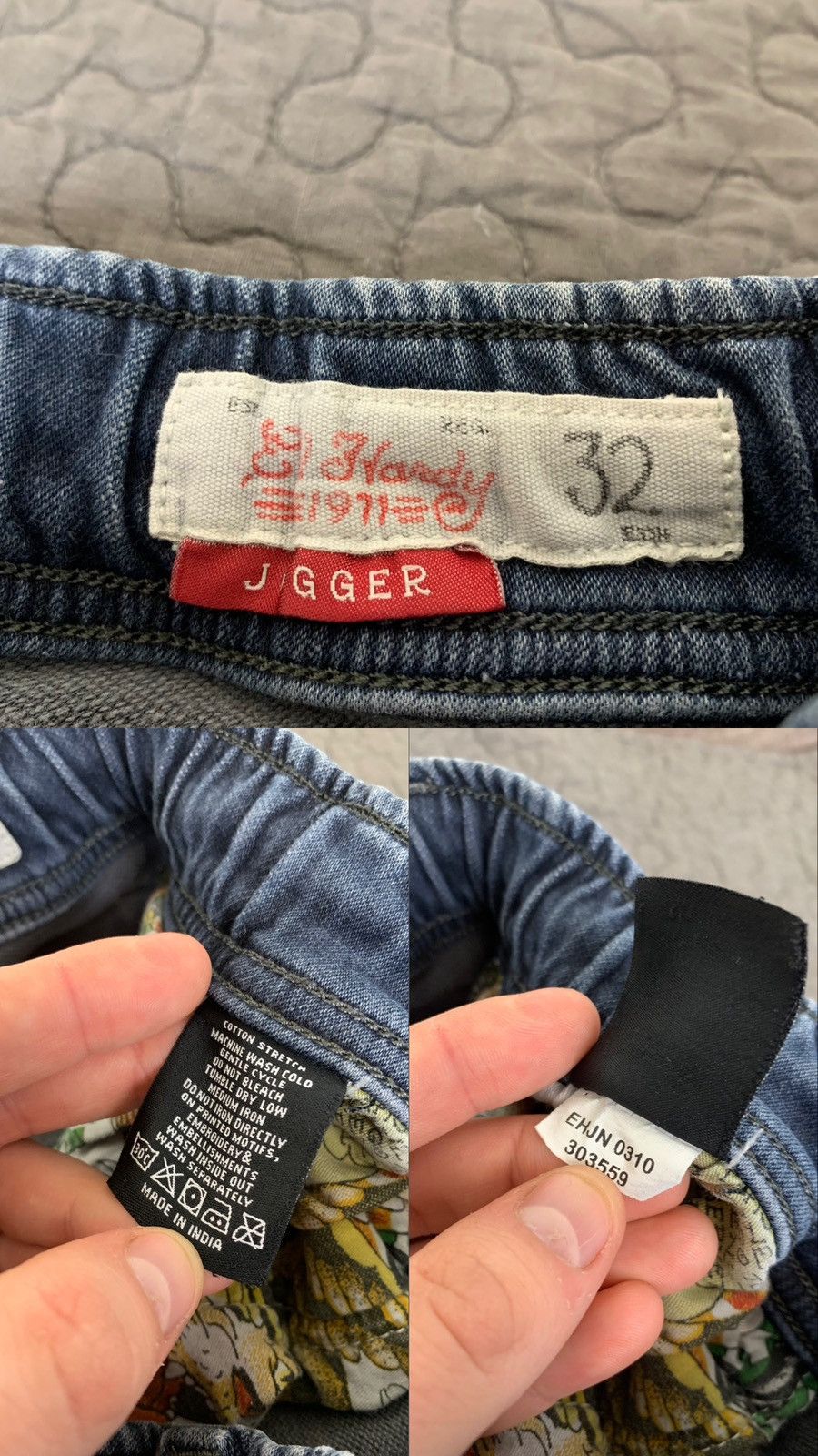 Ed Hardy Y2K Ed Hardy Distressed Jogger Size 32 Size US 32 / EU 48 - 5 Thumbnail