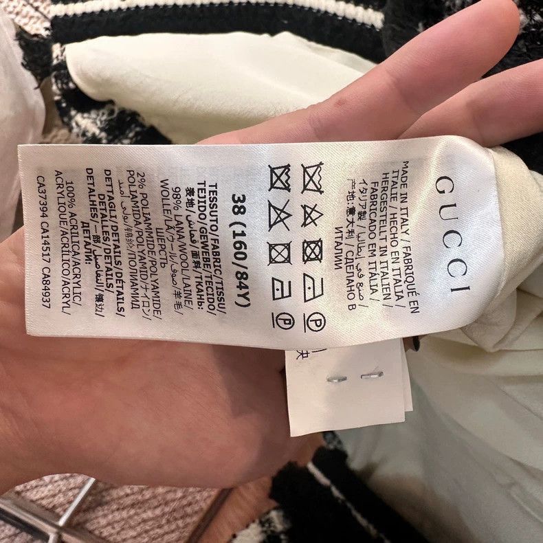 Gucci Gucci Black White Plaid Jacket-2505 Size M / US 6-8 / IT 42-44 - 5 Thumbnail