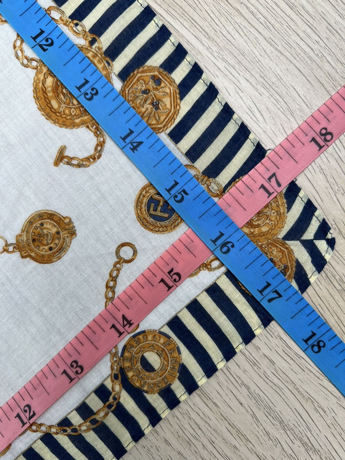 Fendi Fendi Handkerchief Neckerchief Bandana Pocketsquare Size ONE SIZE - 4 Thumbnail