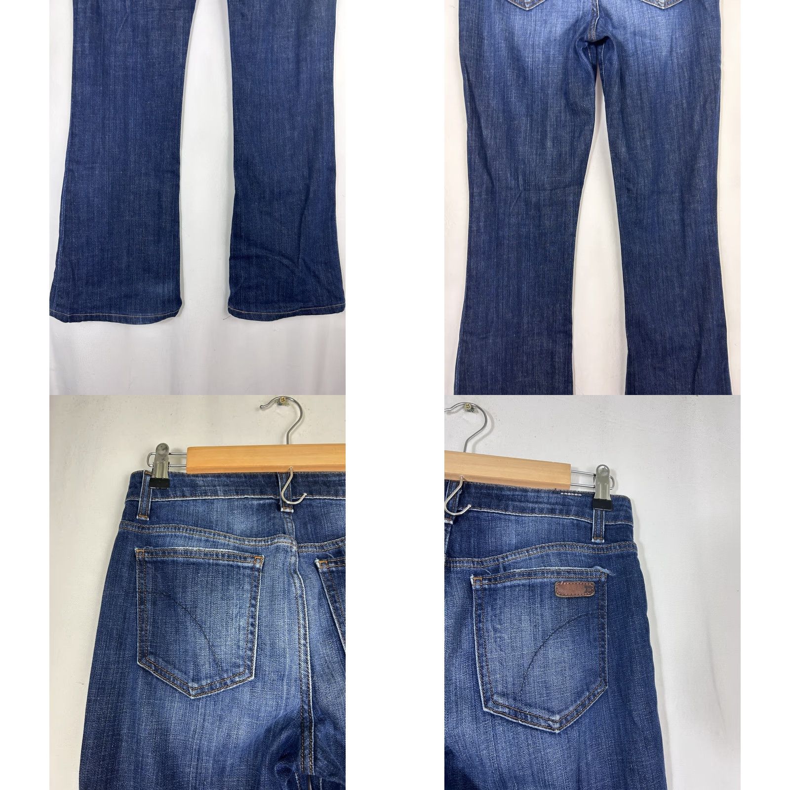 Vintage Joe's Jeans Visionaire Flare Bootcut Jeans Womens 26 Dark Wash 28x31 Stretch Denim Cotton Blend Regular Zip Size 26" / US 2 / IT 38 - 8 Thumbnail
