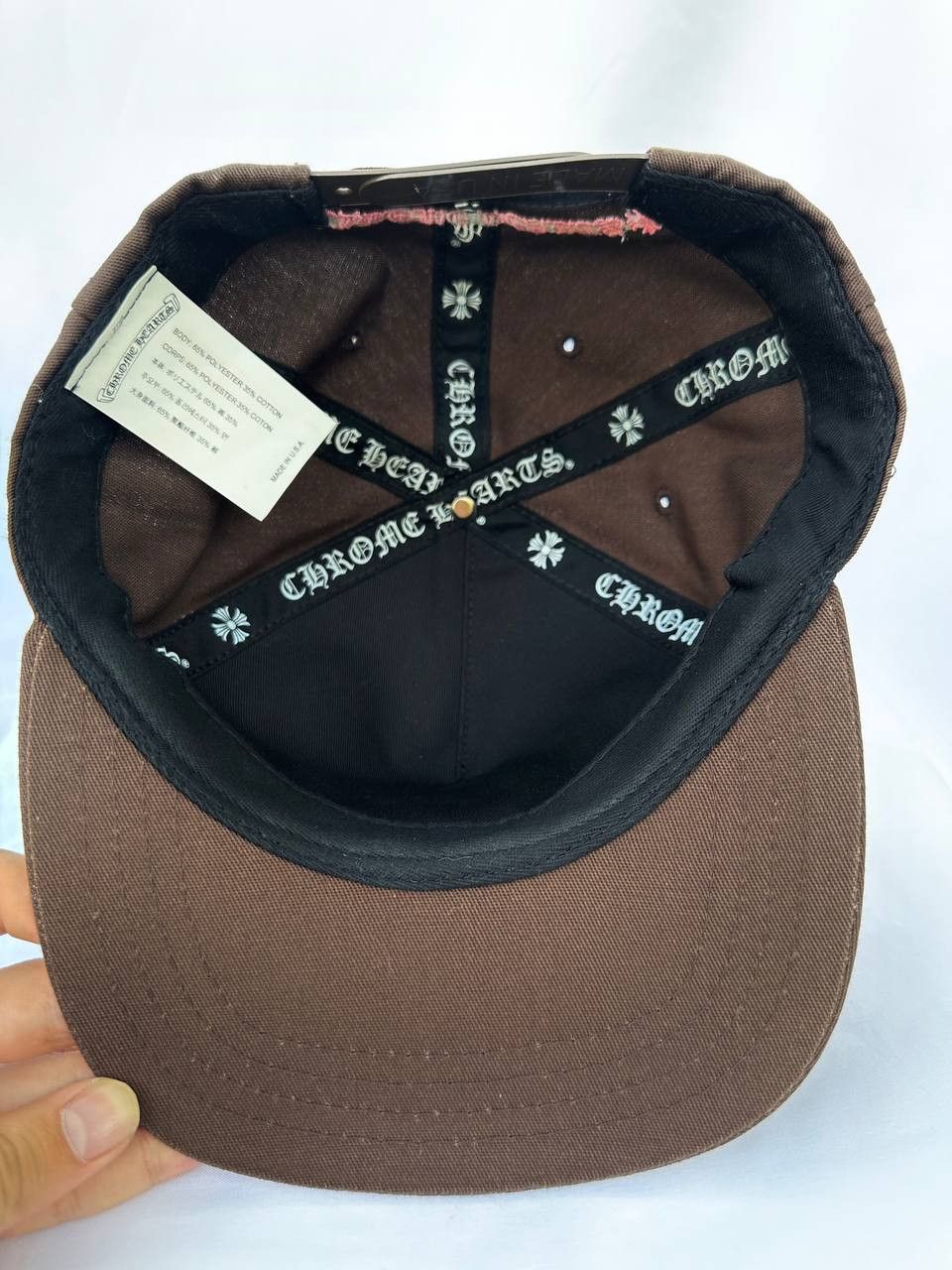 Chrome Hearts Chrome Hearts CH Baseball Hat Brown/Pink Size ONE SIZE - 6 Thumbnail