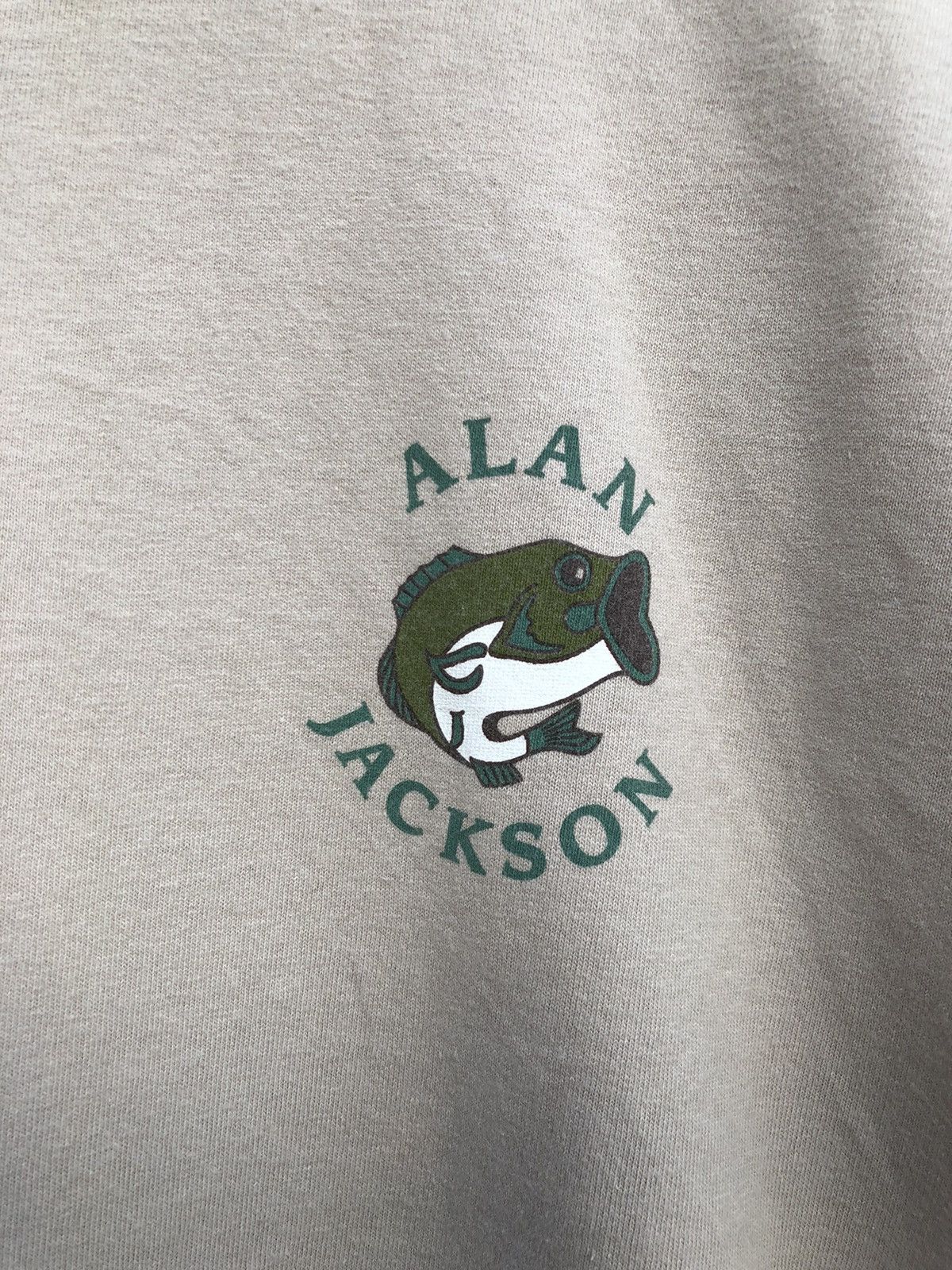 Band Tees × Vintage Vintage 90s Alan Jackson Tshirt Country Singer Size US XL / EU 56 / 4 - 6 Thumbnail