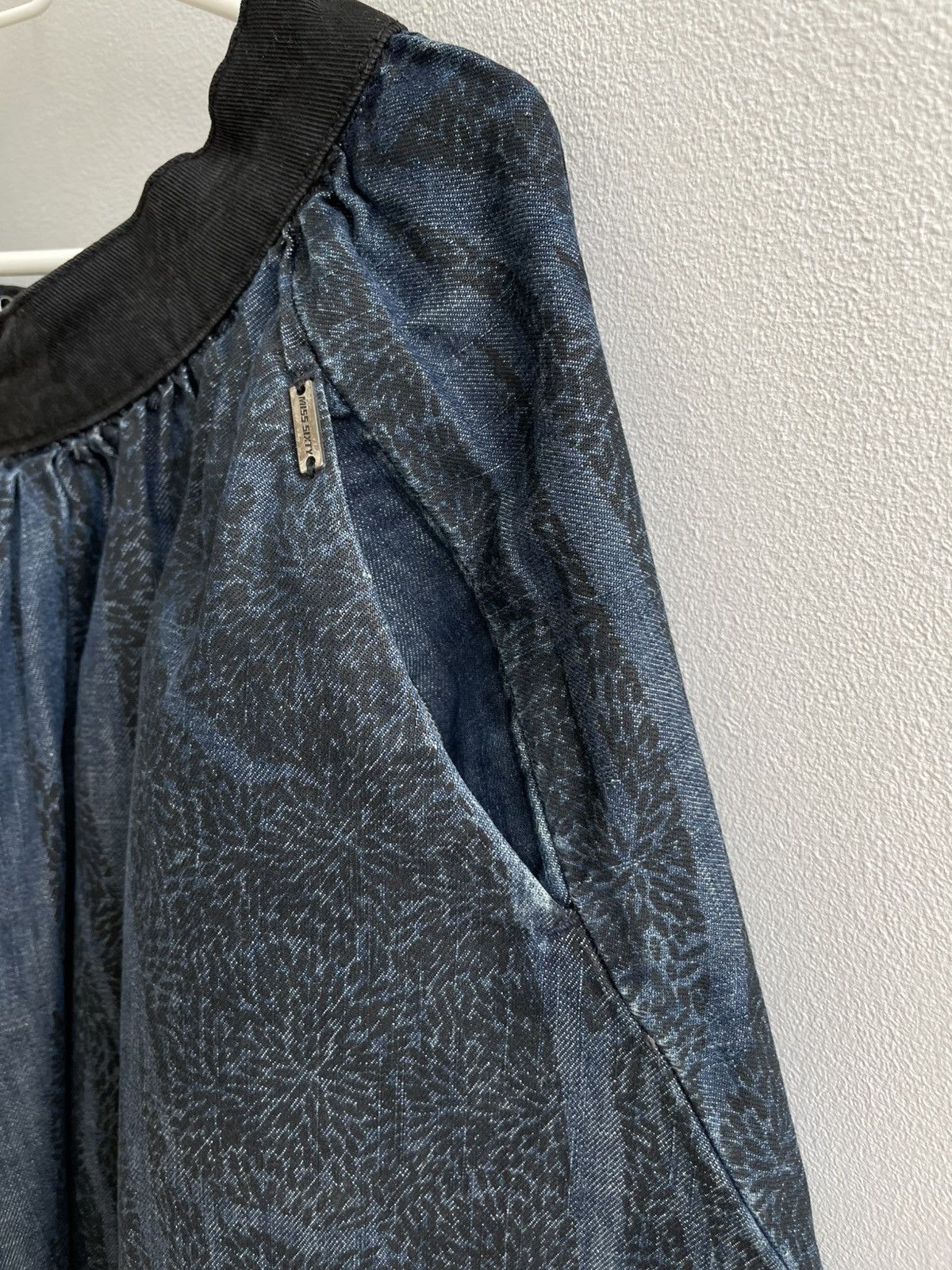 Miss Sixty Miss Sixty Vintage Y2K Denim Doris Midi Skirt Avant Garde Size 34" / US 12 / IT 48 - 4 Thumbnail