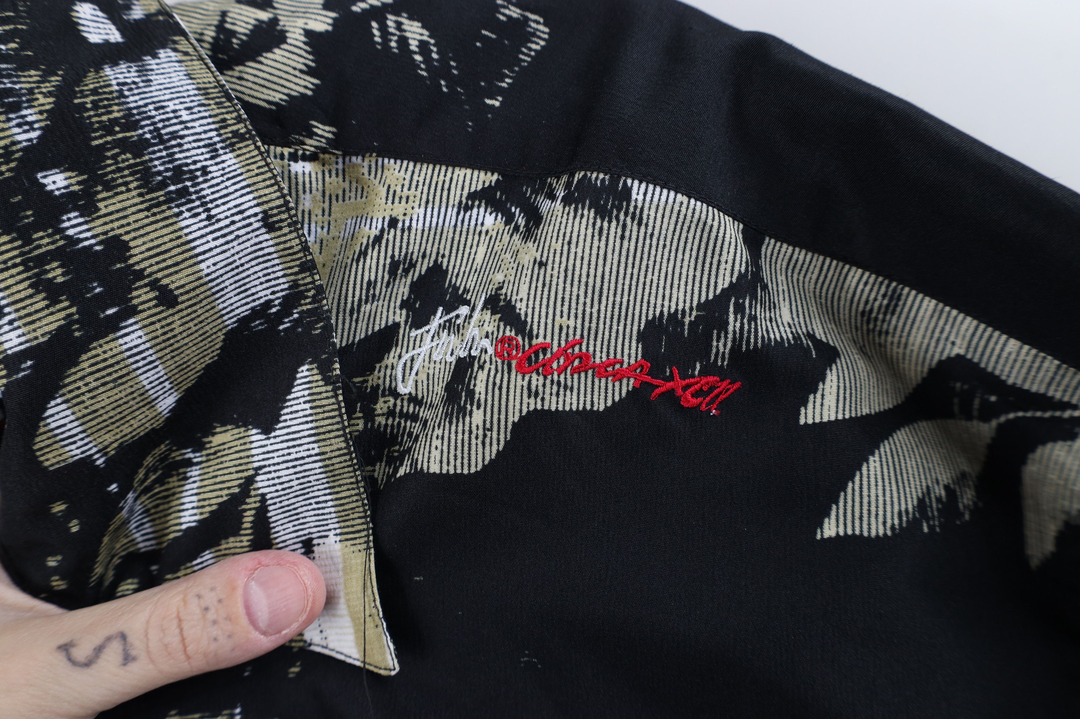 Fubu × Vintage Vintage 90s Y2K FUBU Baggy Flower Hawaiian Button Shirt Size US XXL / EU 58 / 5 - 4 Thumbnail