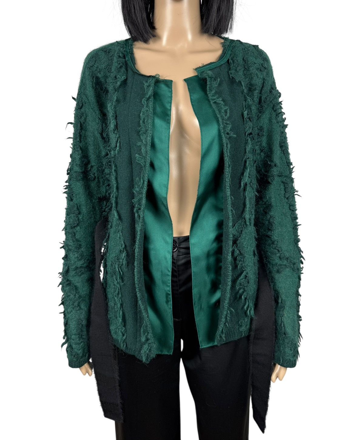 Iceberg Iceberg Lana Wool Mohair Cardigan Belted Embroidery size M Size M / US 6-8 / IT 42-44 - 11 Thumbnail