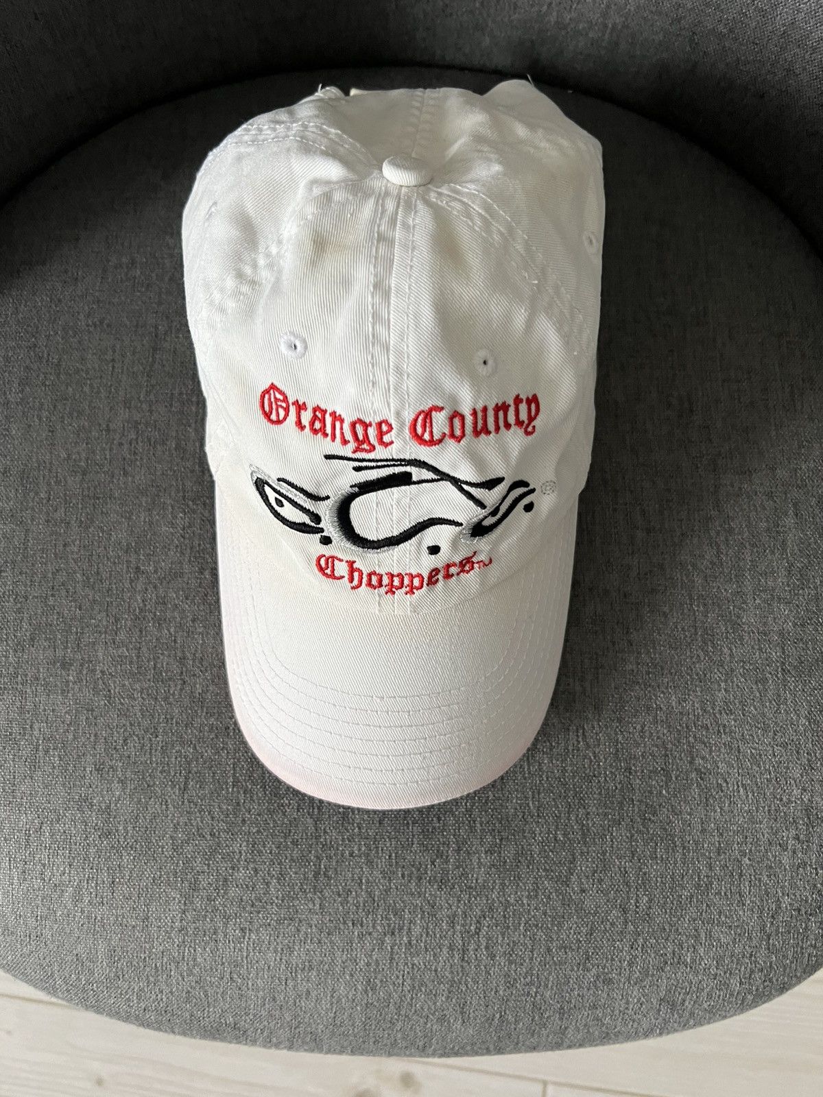 Vintage Orange County Choppers Cap, White Red with Logo, OSFM Size ONE SIZE - 11 Thumbnail