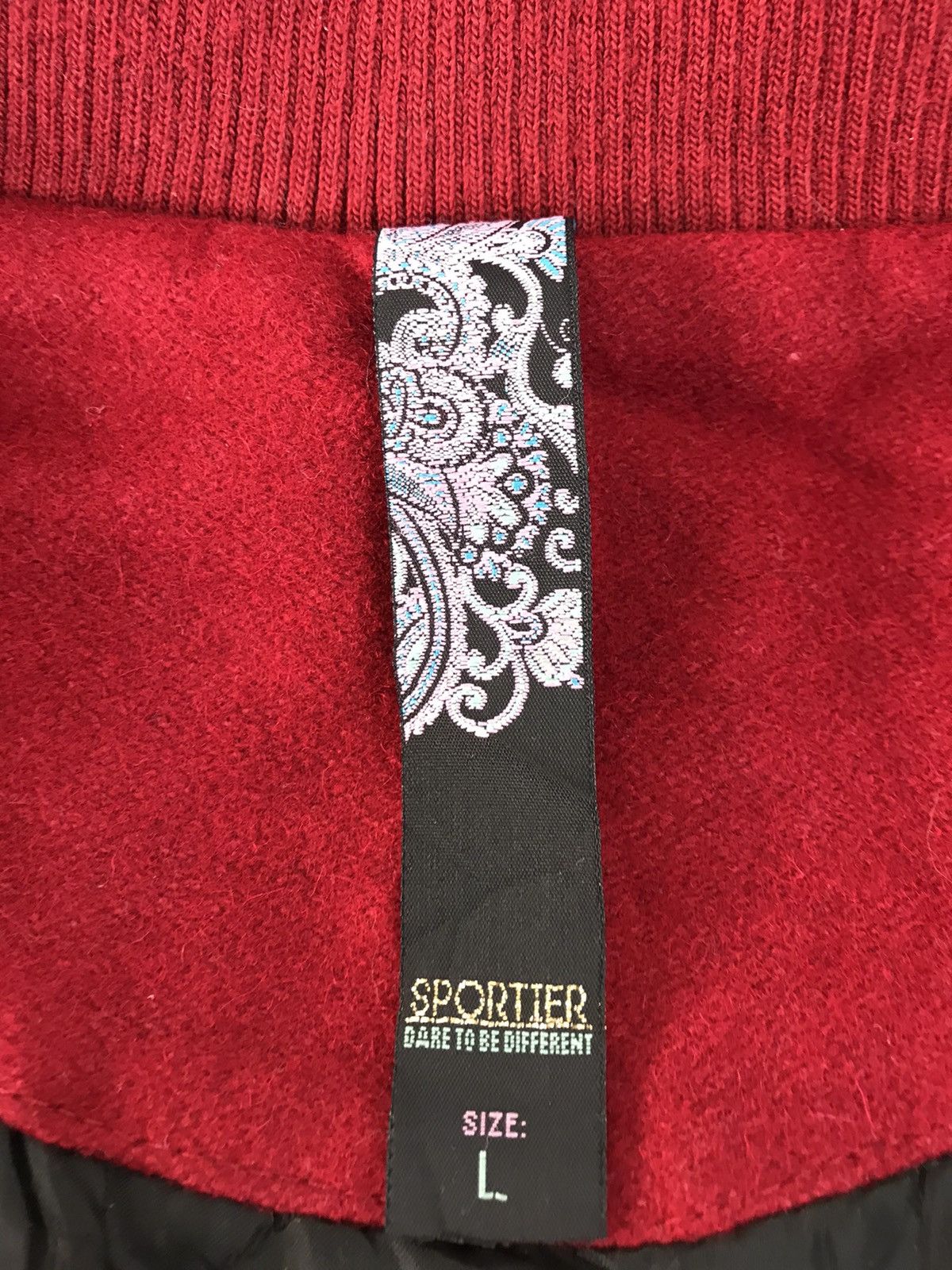 Japanese Brand 90s Sportier Dare To Be Different Jacket Leather Sleeve Size US M / EU 48-50 / 2 - 7 Thumbnail