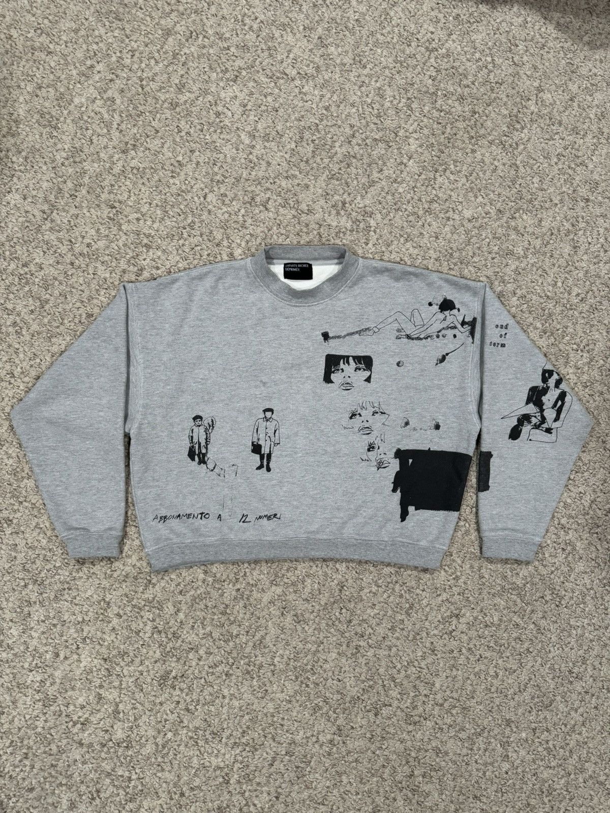 Enfants Riches Deprimes End Of Term Crewneck(RARE) Size US S / EU 44-46 / 1 - 1 Thumbnail