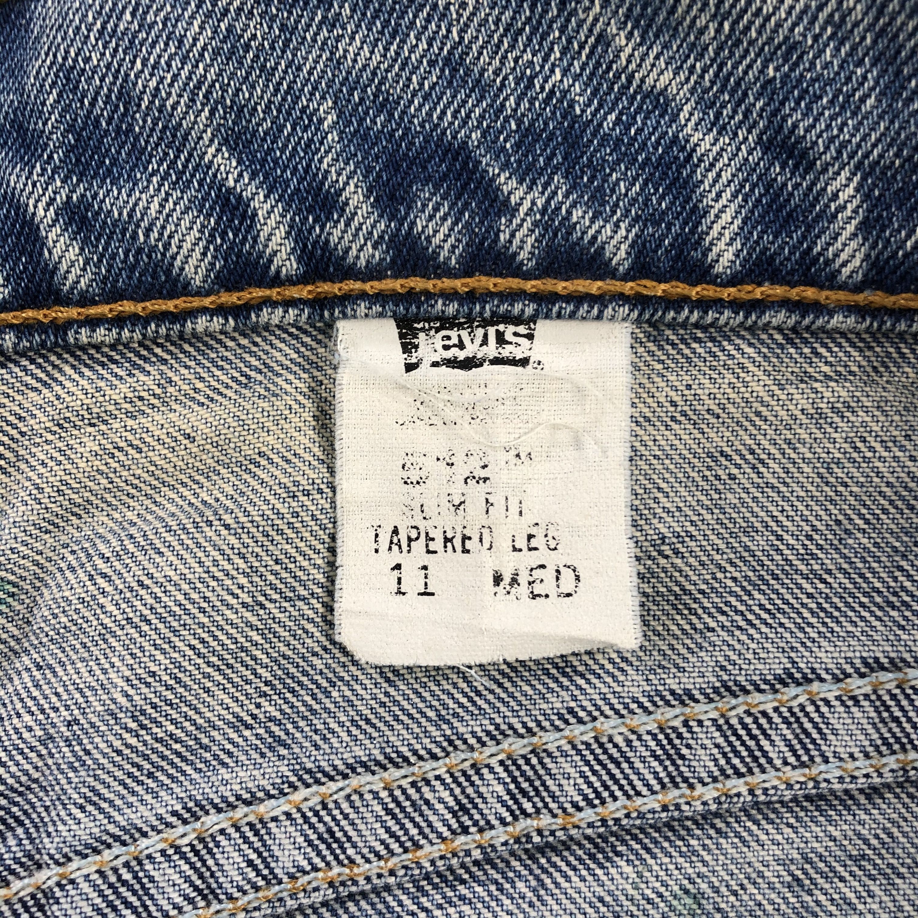 Levi's Vintage Levis 512 Jeans Slim Tapered Leg Denim KJ987 Size US 30 / EU 46 - 13 Thumbnail