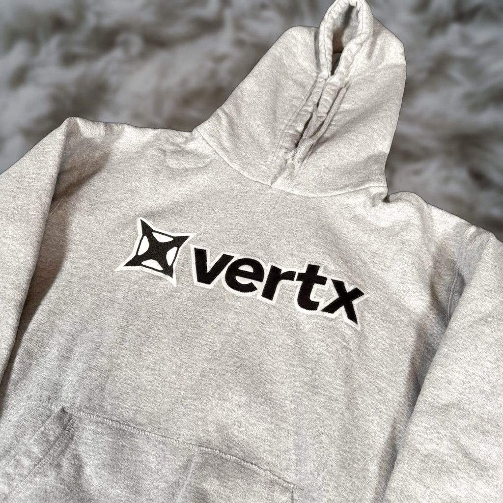 Logo 7 Vertx Hoodie Adult Large Gray Logo Pullover Sweatshirt Cotton Polyester Fleece Sports Mens Size US L / EU 52-54 / 3 - 1 Thumbnail