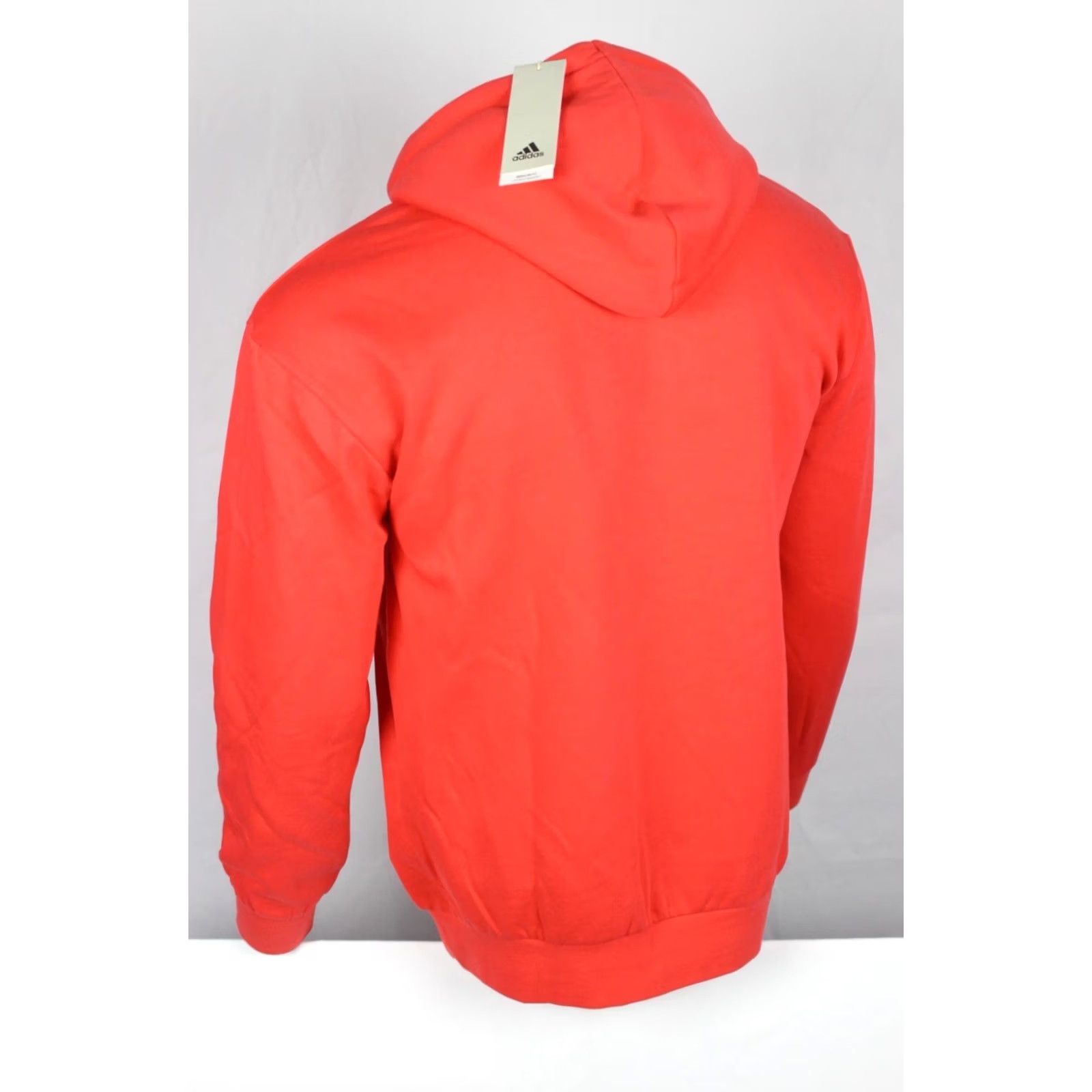 Adidas Adidas Men's Graphic Print Fleece Hoodie Sweatshirt M Medium Bright Red IS1991 Size US M / EU 48-50 / 2 - 2 Thumbnail
